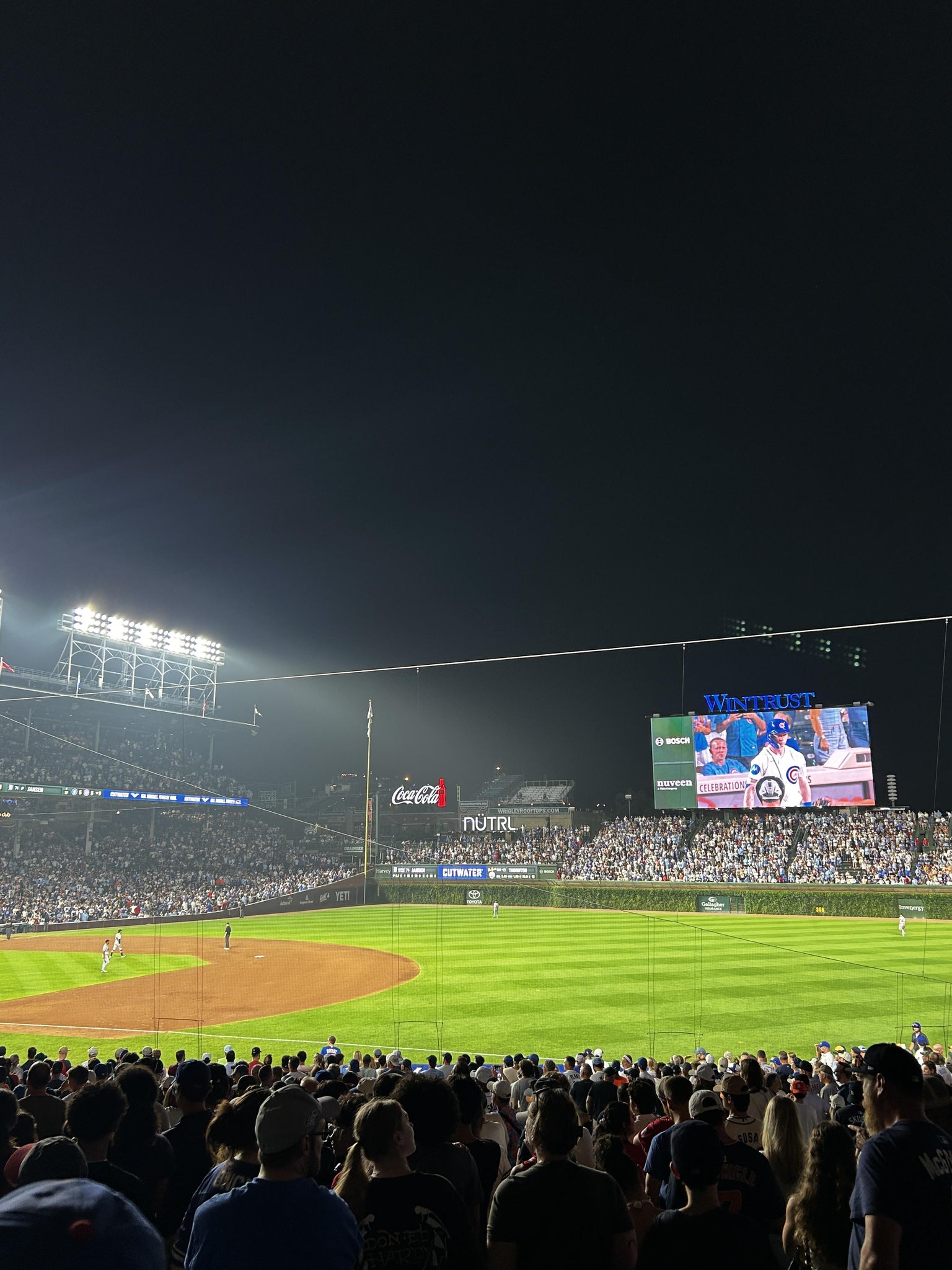 Real Fan View taken from Section 228 at Wrigley Field by Leo S