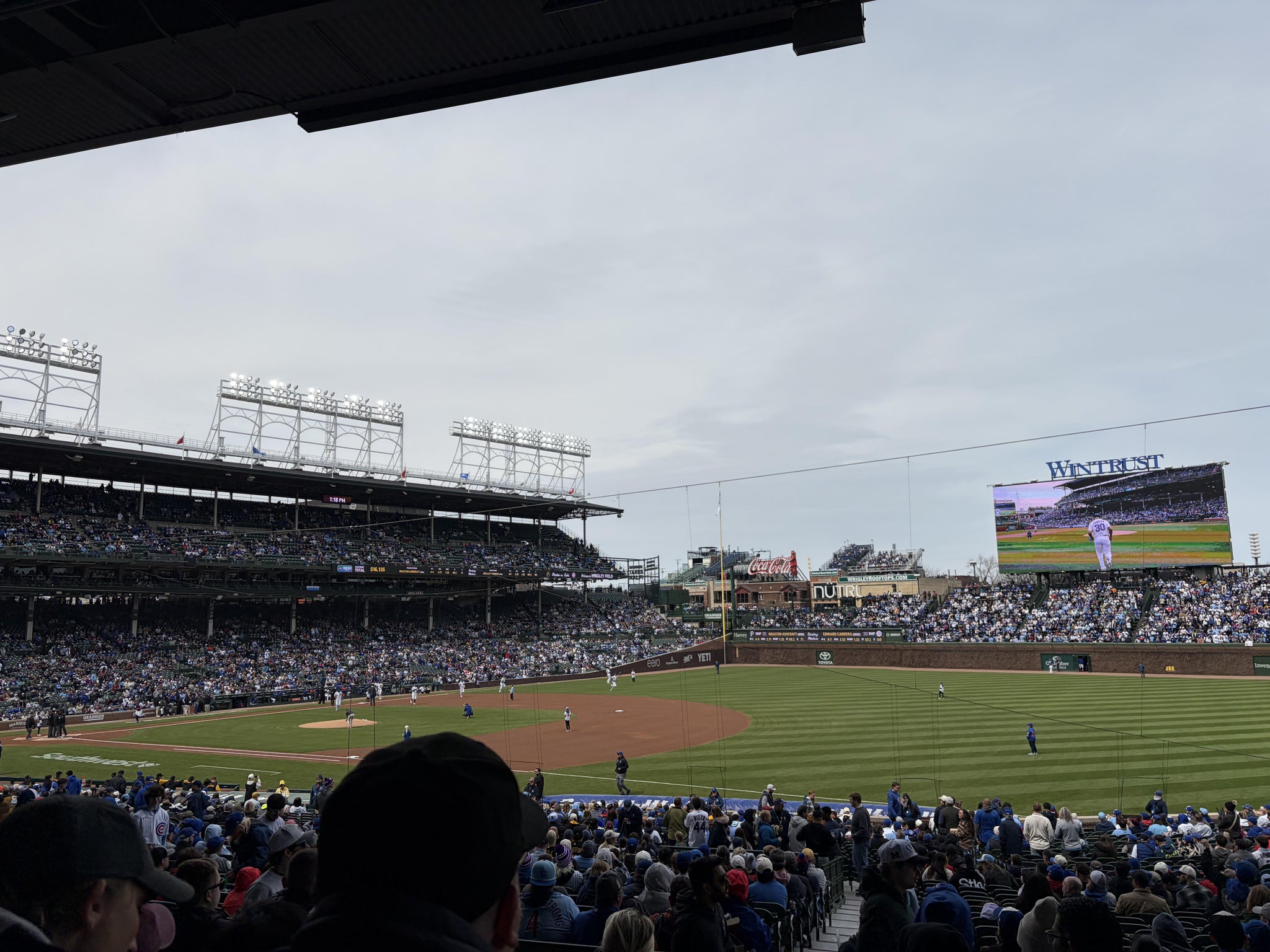 Real Fan View taken from Section 228 at Wrigley Field by Ben W