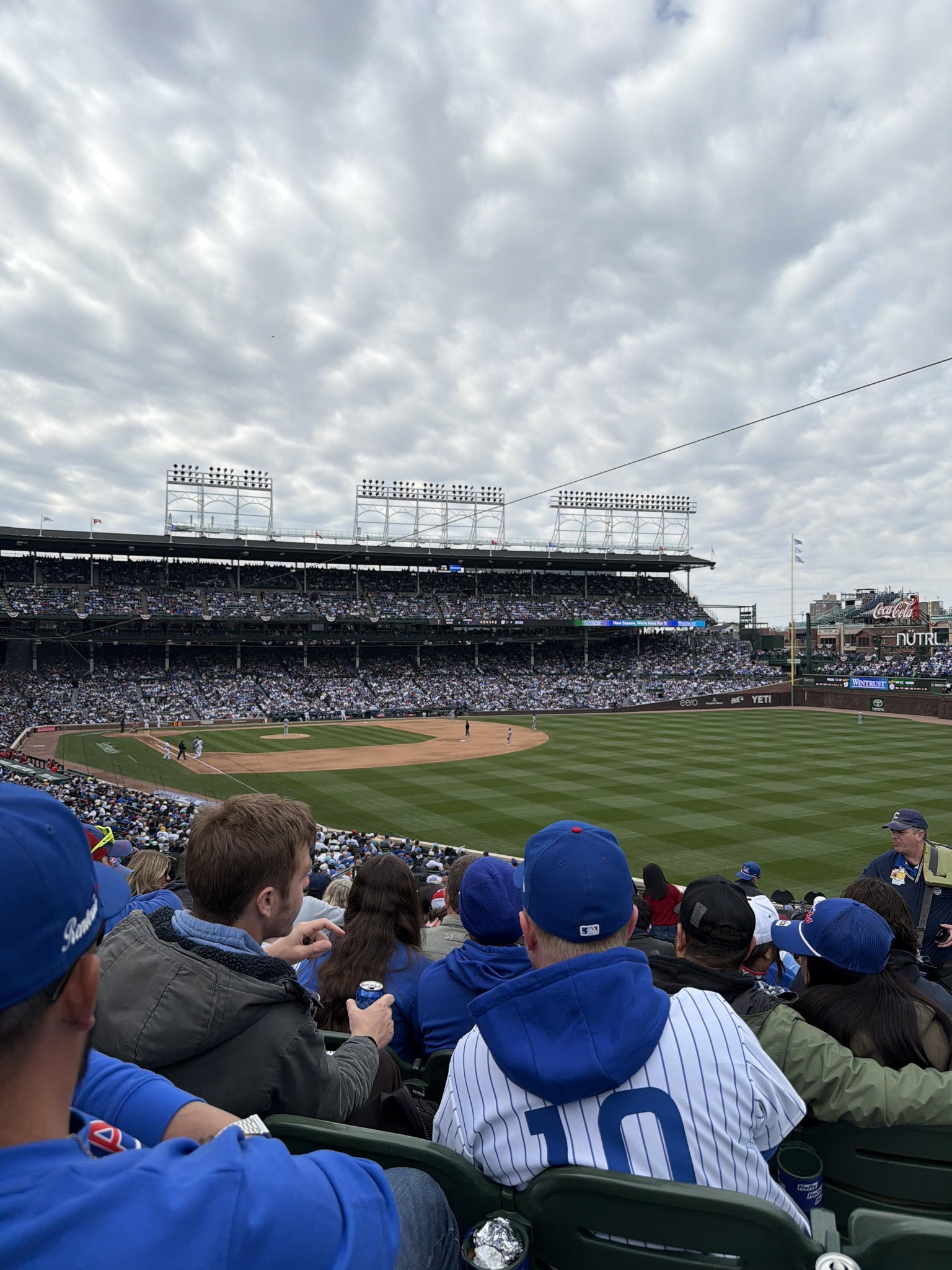 Real Fan View taken from Section 232 at Wrigley Field by Riley M