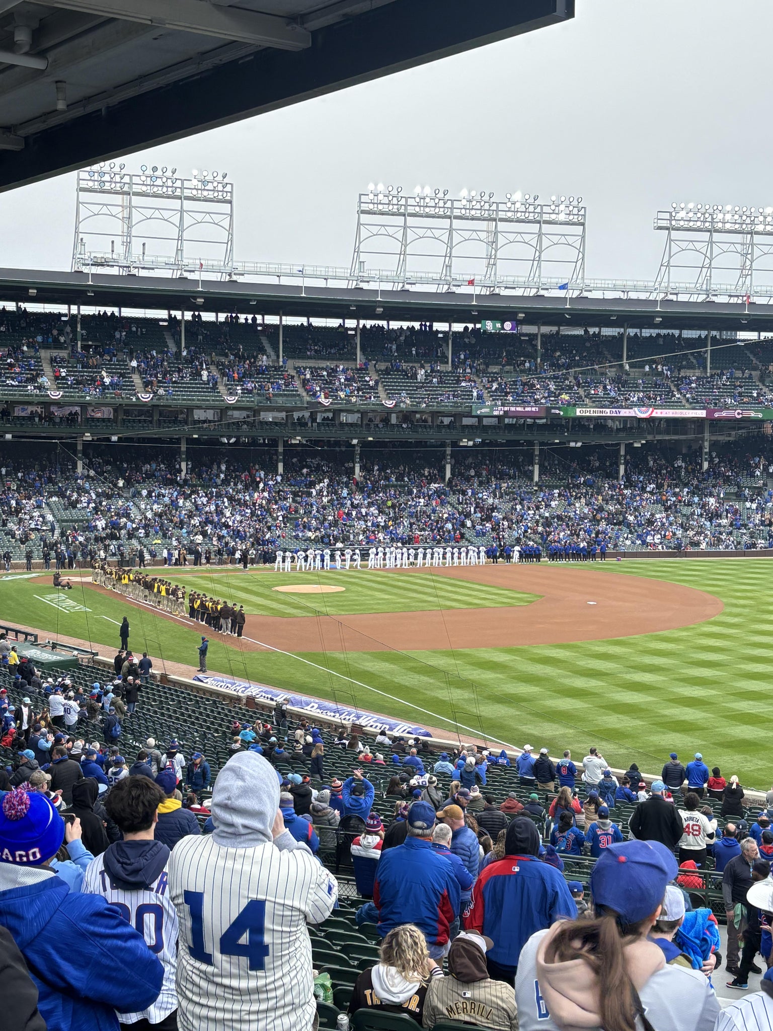 Real Fan View taken from Section 232 at Wrigley Field by Humberto L