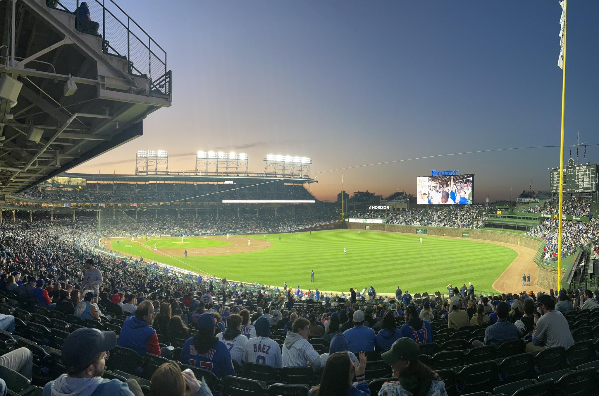 Real Fan View taken from Section 232 at Wrigley Field by Salvador H
