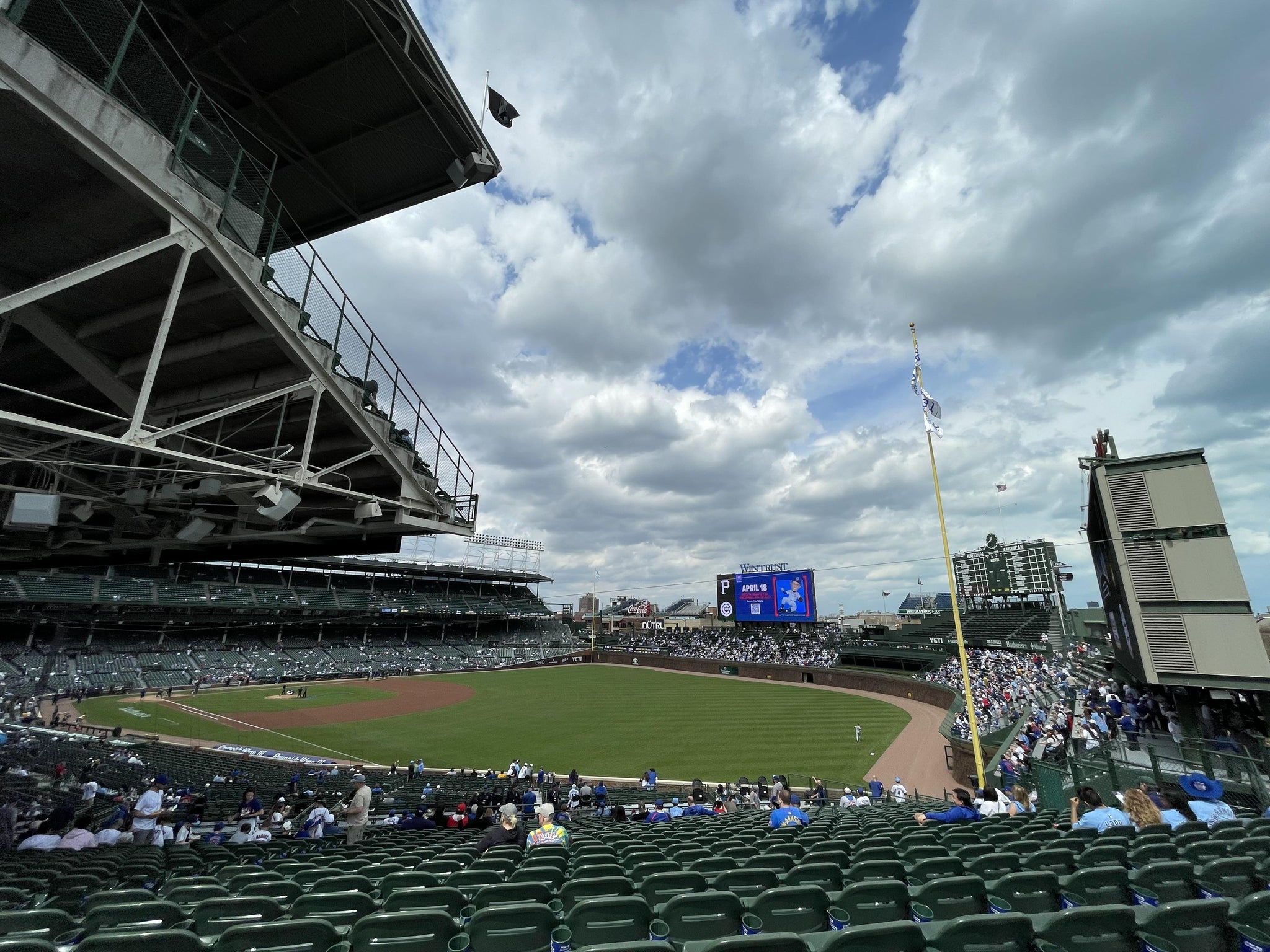 Real Fan View taken from Section 232 at Wrigley Field by Jesse lee B