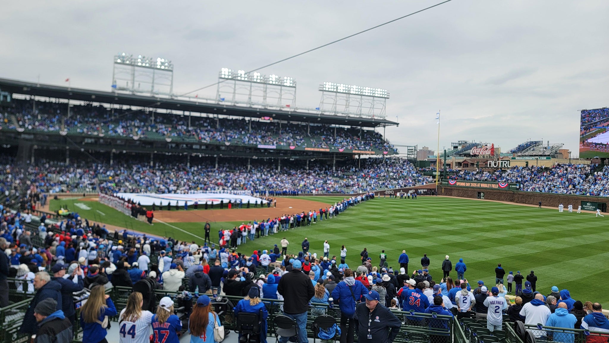 Real Fan View taken from Section 232 at Wrigley Field by Chris M