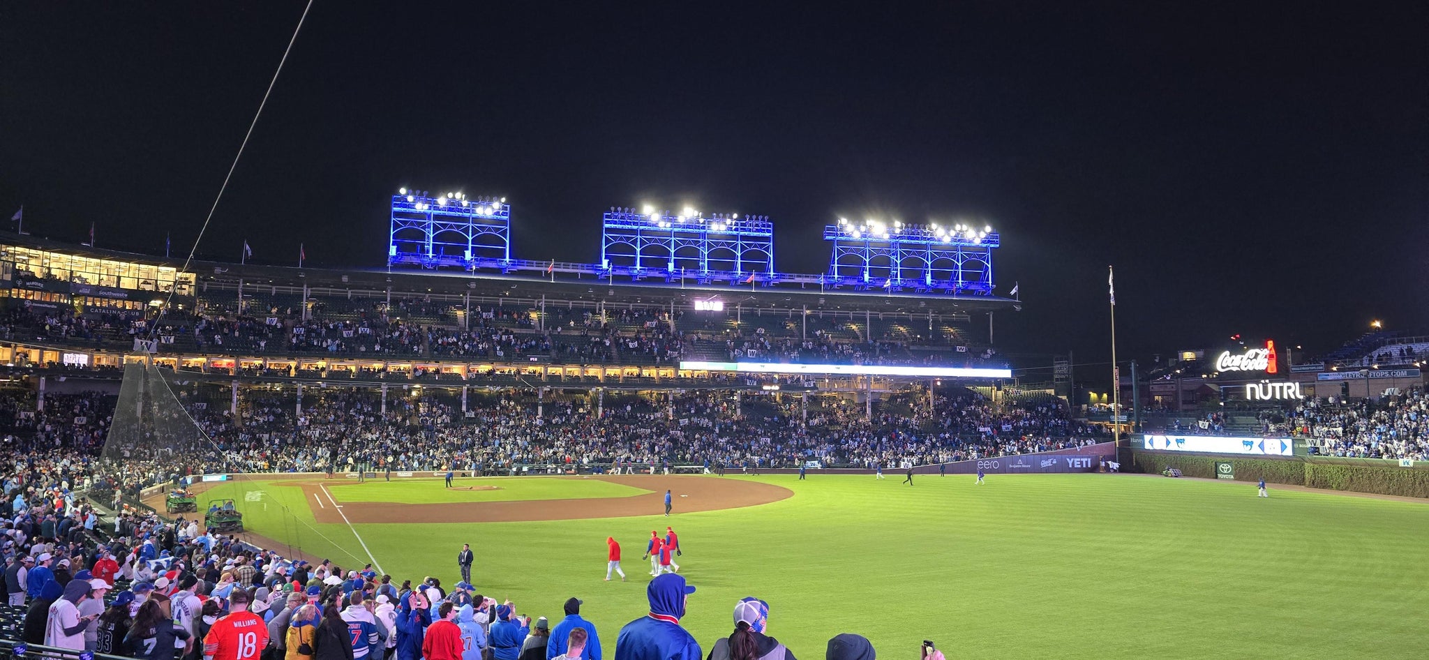Real Fan View taken from Section 232 at Wrigley Field by Josh O