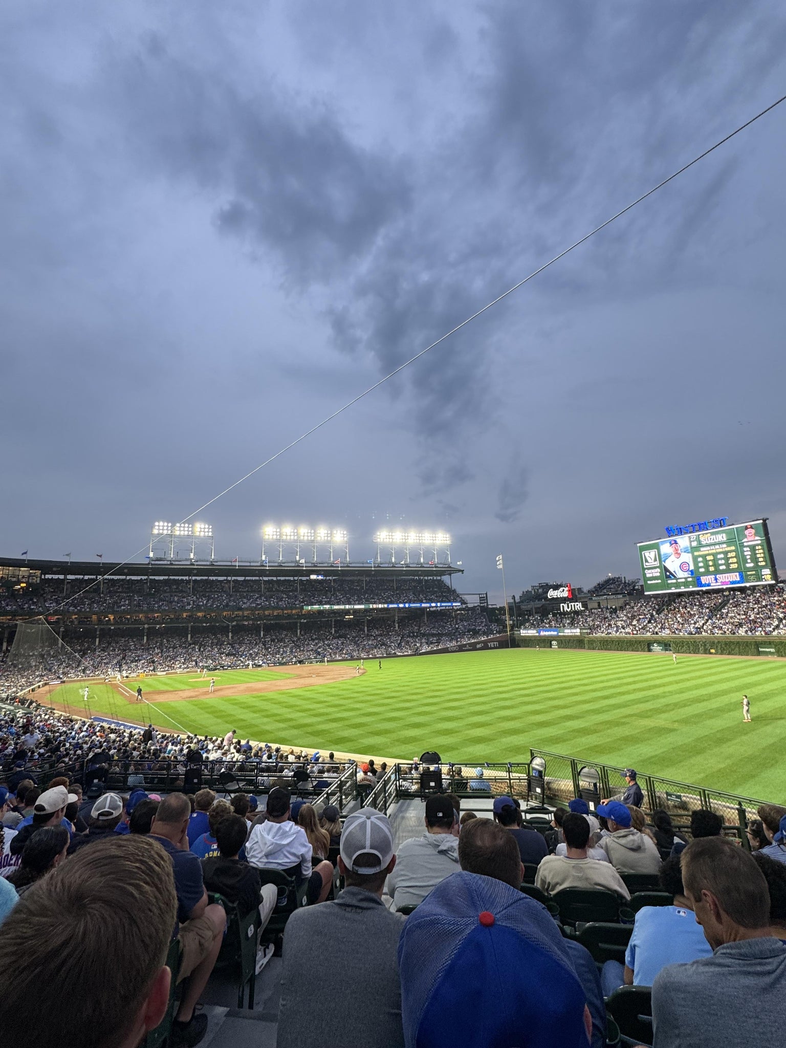 Real Fan View taken from Section 233 at Wrigley Field by Ryan D