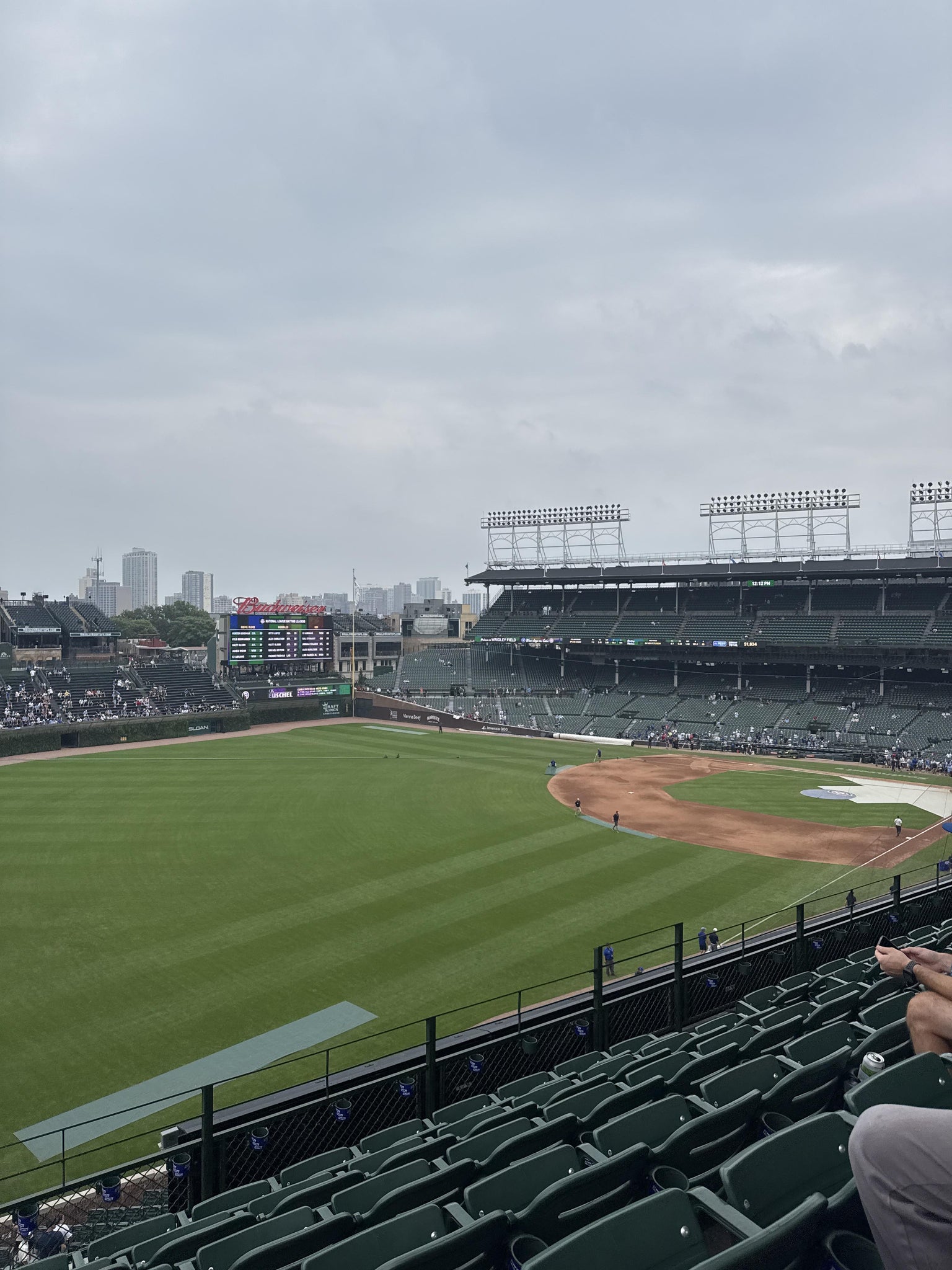 Real Fan View taken from 303 Left at Wrigley Field by Samuel N