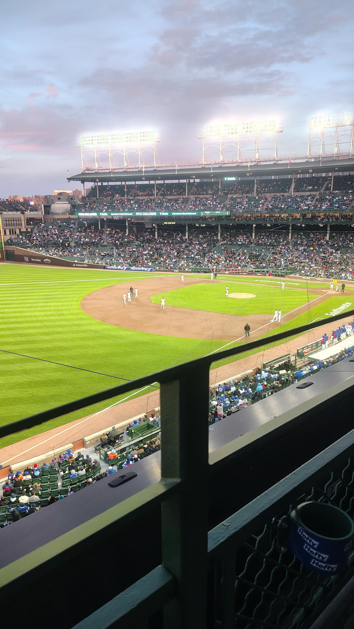 Real Fan View taken from 304 Left at Wrigley Field by Anonymous User