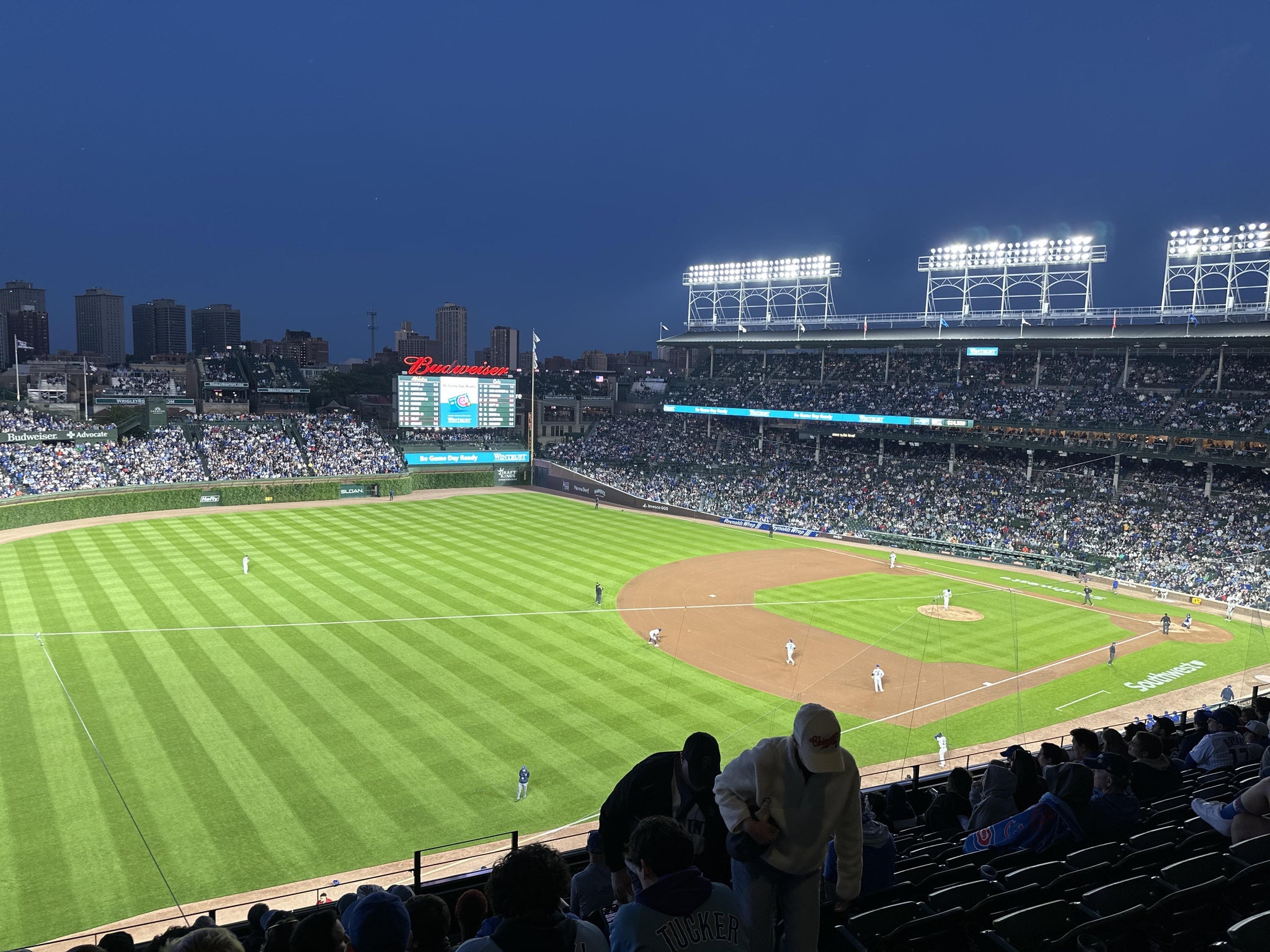 Real Fan View taken from 305 Left at Wrigley Field by Anthony H