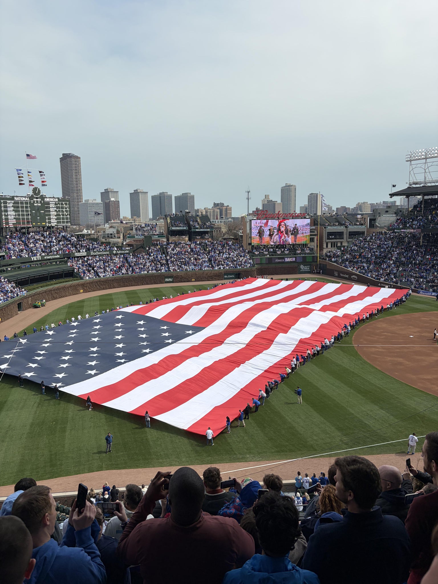 Real Fan View taken from 306 Left at Wrigley Field by Robert F