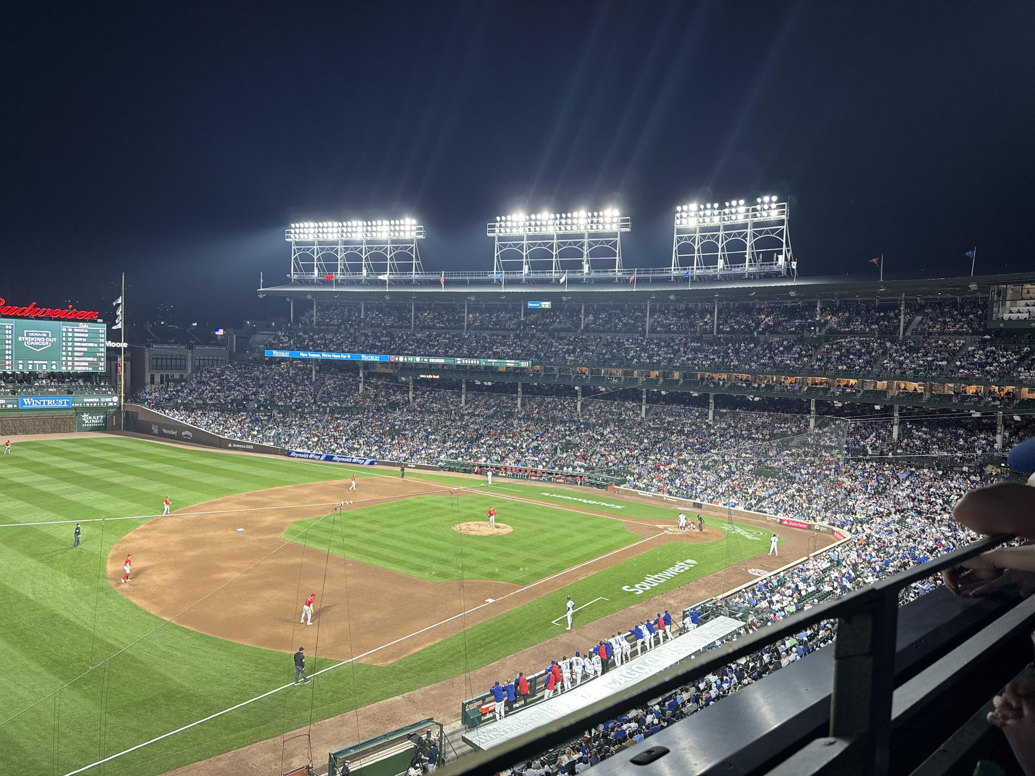 Real Fan View taken from 307 Left at Wrigley Field by Joseph R
