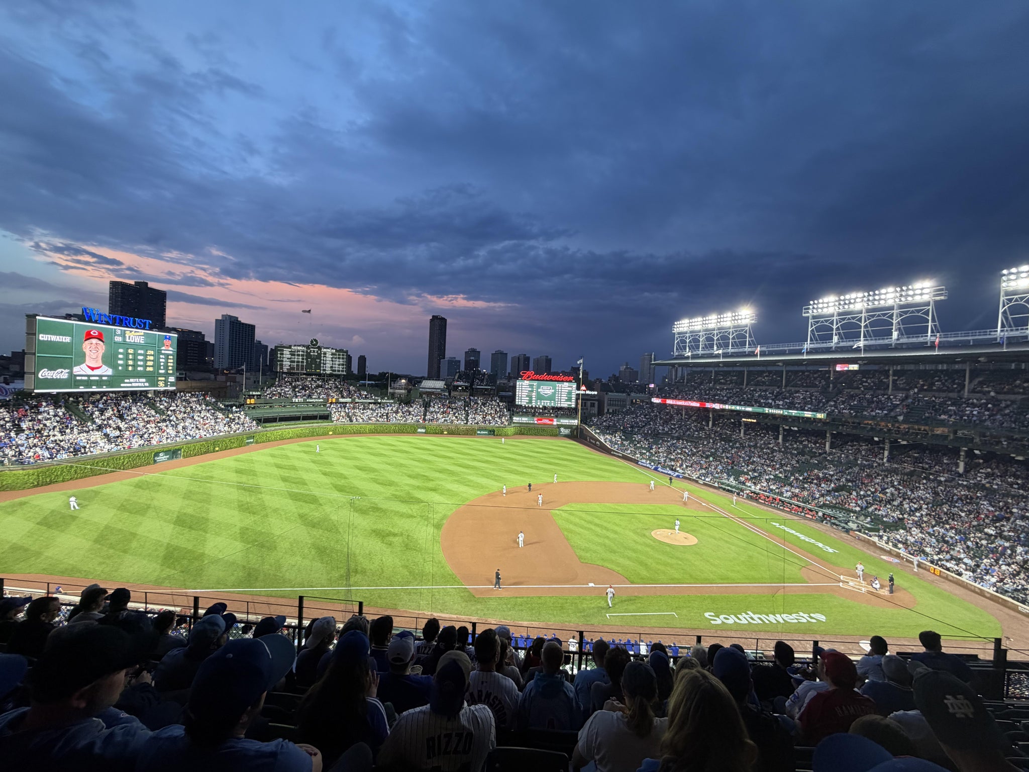 Real Fan View taken from 309 Left at Wrigley Field by Jeffrey B