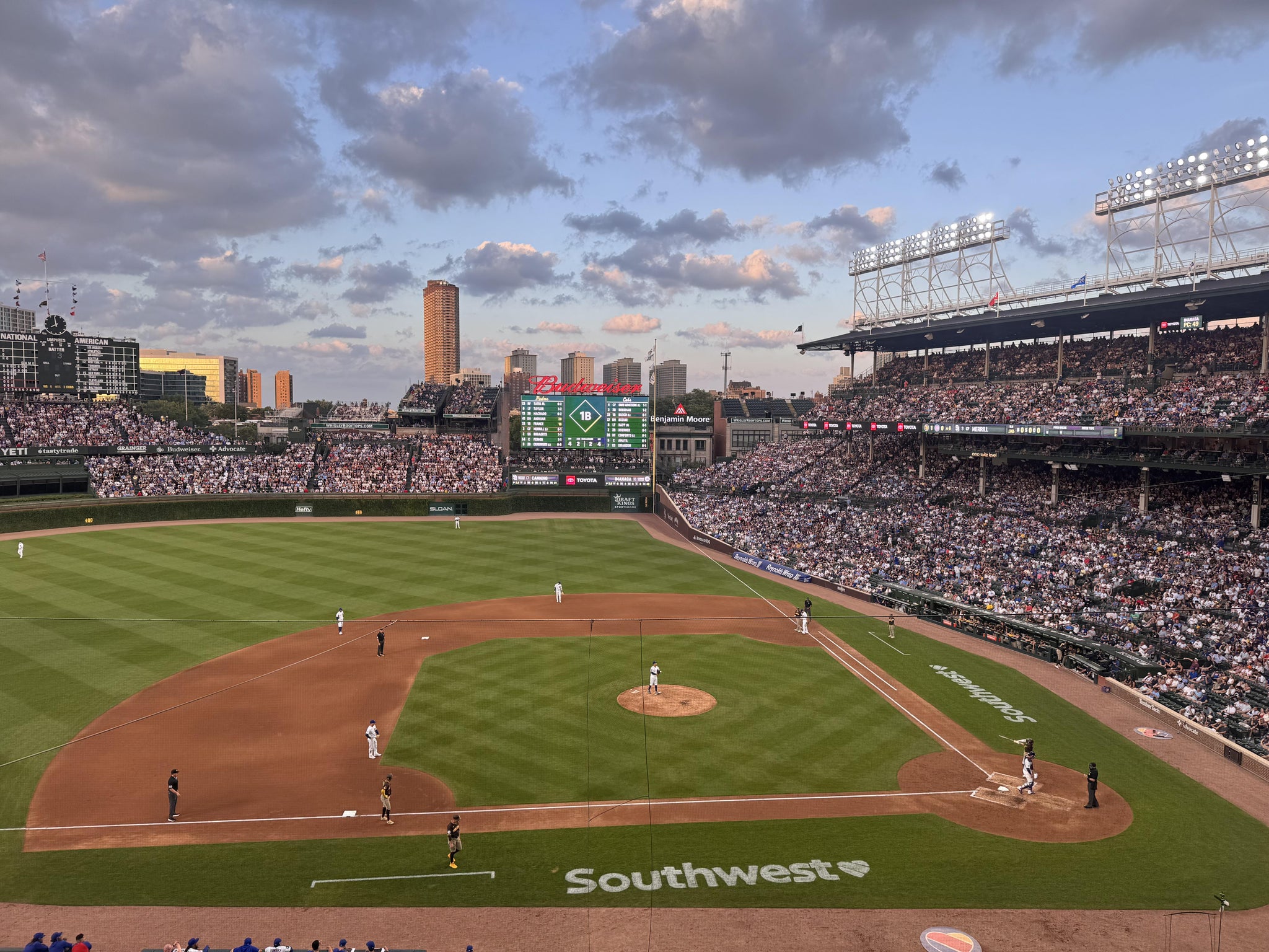 Real Fan View taken from 311 Left at Wrigley Field by Anonymous User