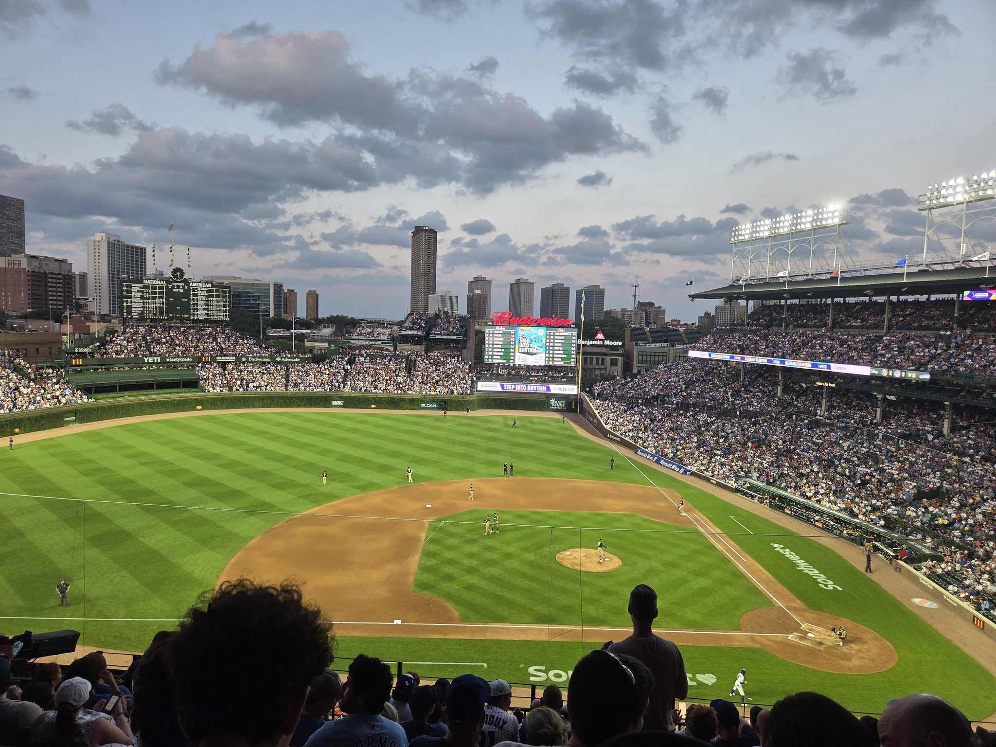 Real Fan View taken from 311 Left at Wrigley Field by Anonymous User