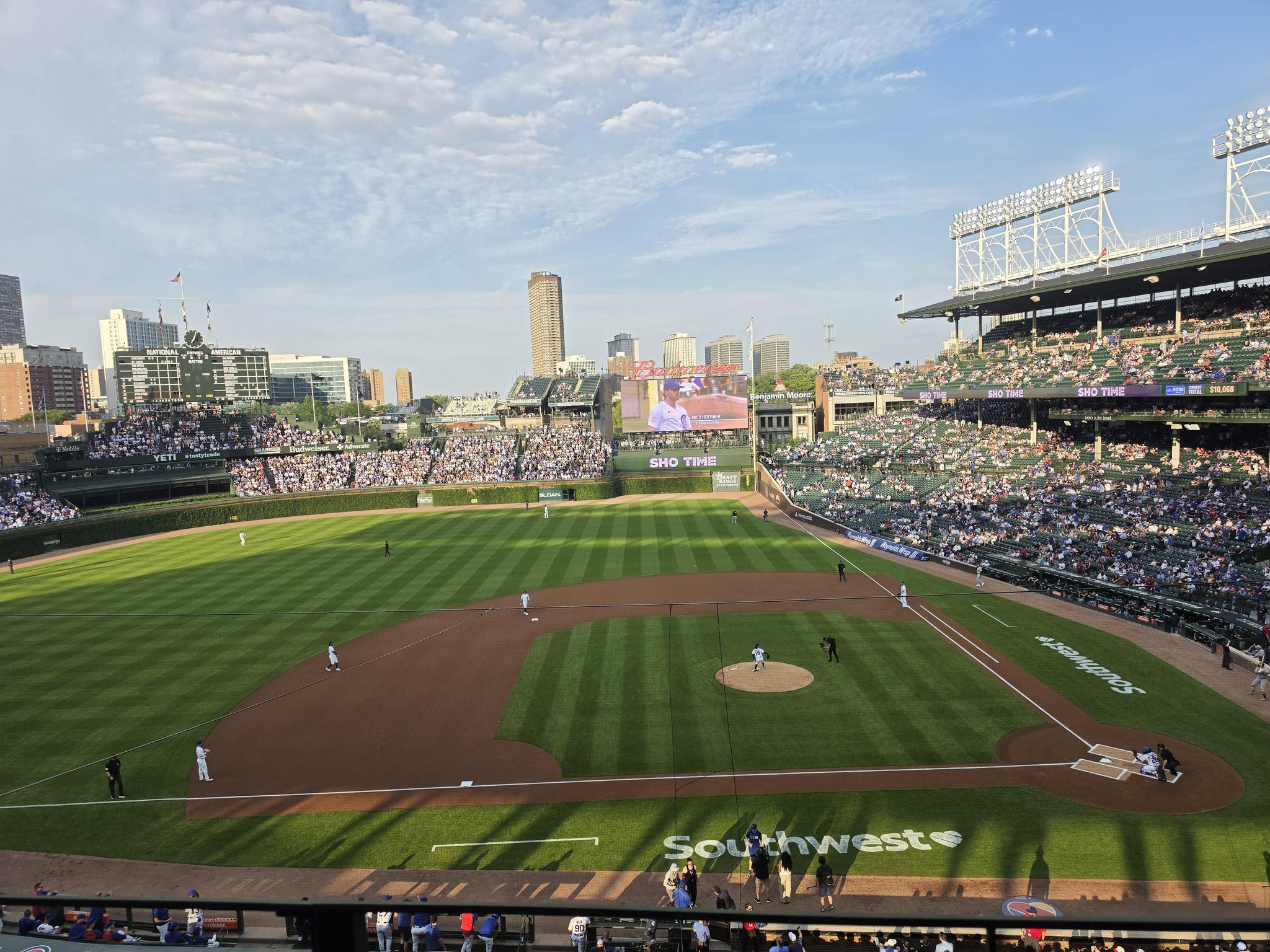 Real Fan View taken from 311 Left at Wrigley Field by David J