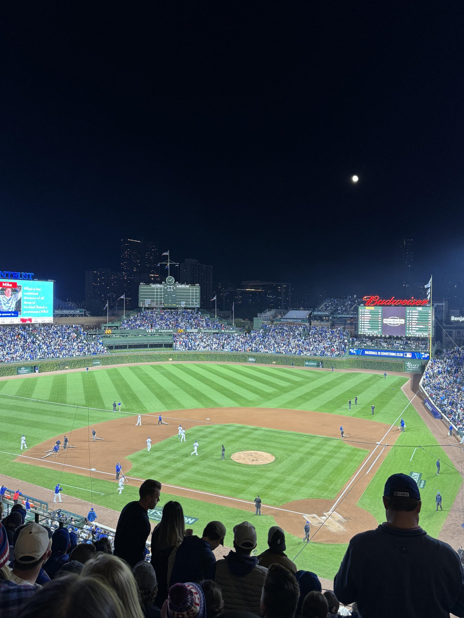 Real Fan View taken from 314 Left at Wrigley Field by Jeff H