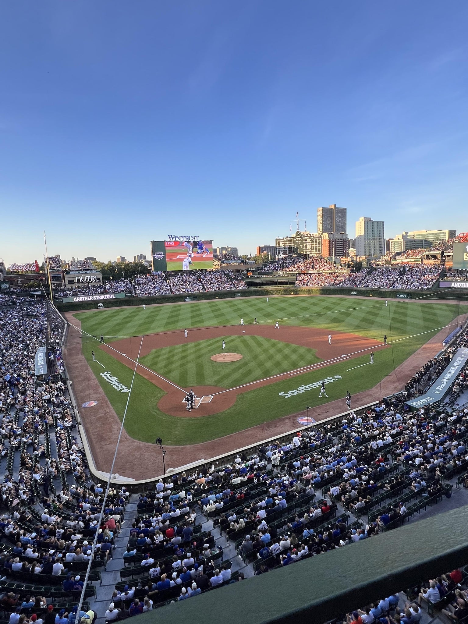 Real Fan View taken from 319 Right at Wrigley Field by Anonymous User