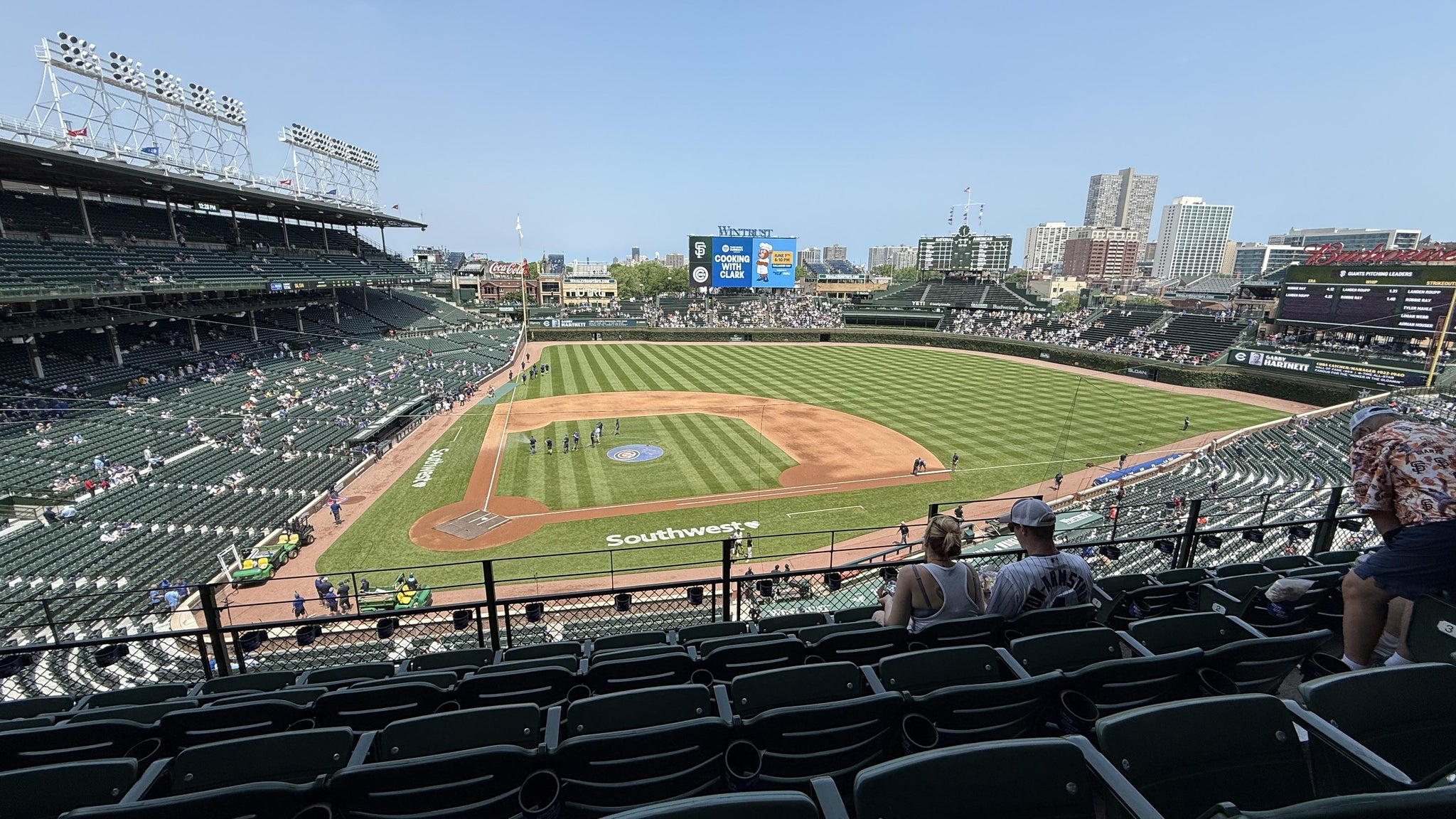 Real Fan View taken from 322 Right at Wrigley Field by Amy R