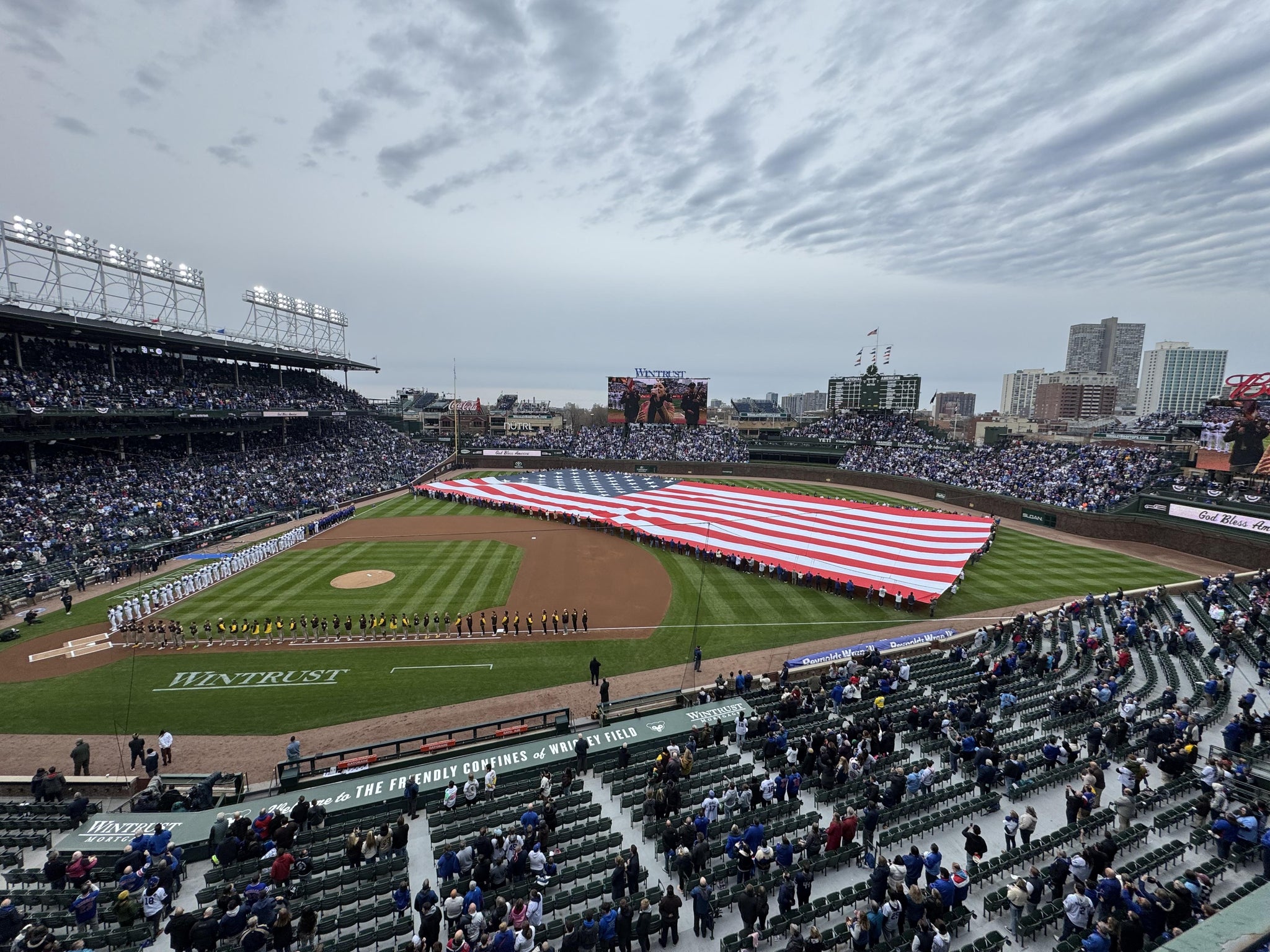 Real Fan View taken from 326 Right at Wrigley Field by Anonymous User
