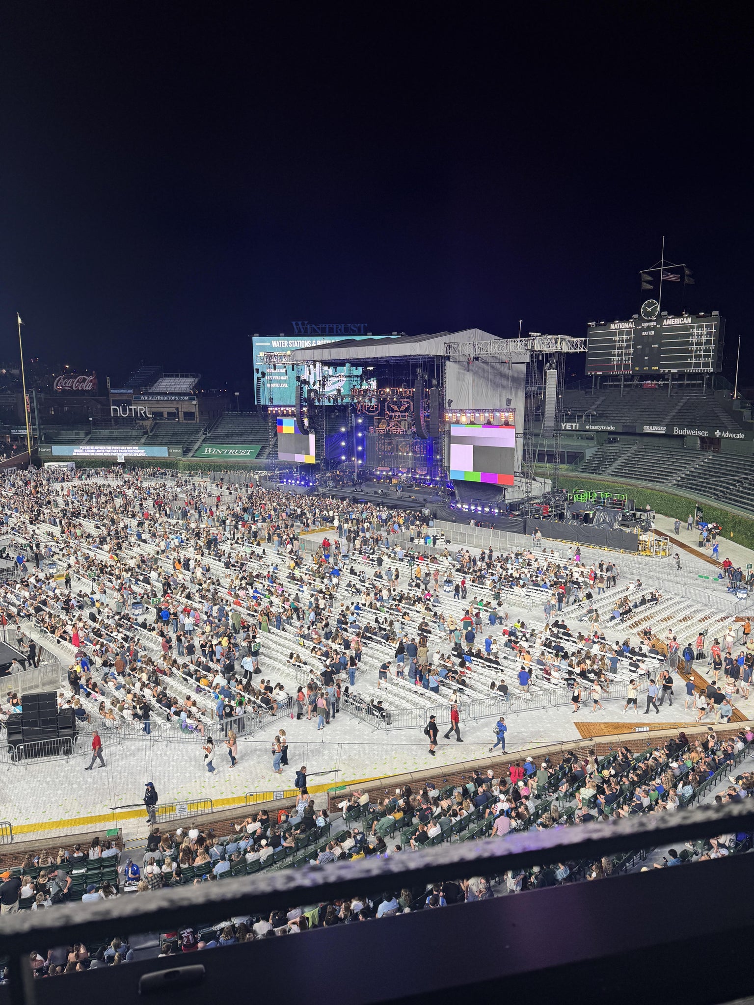 Real Fan View taken from 328 Right at Wrigley Field by Lisa M