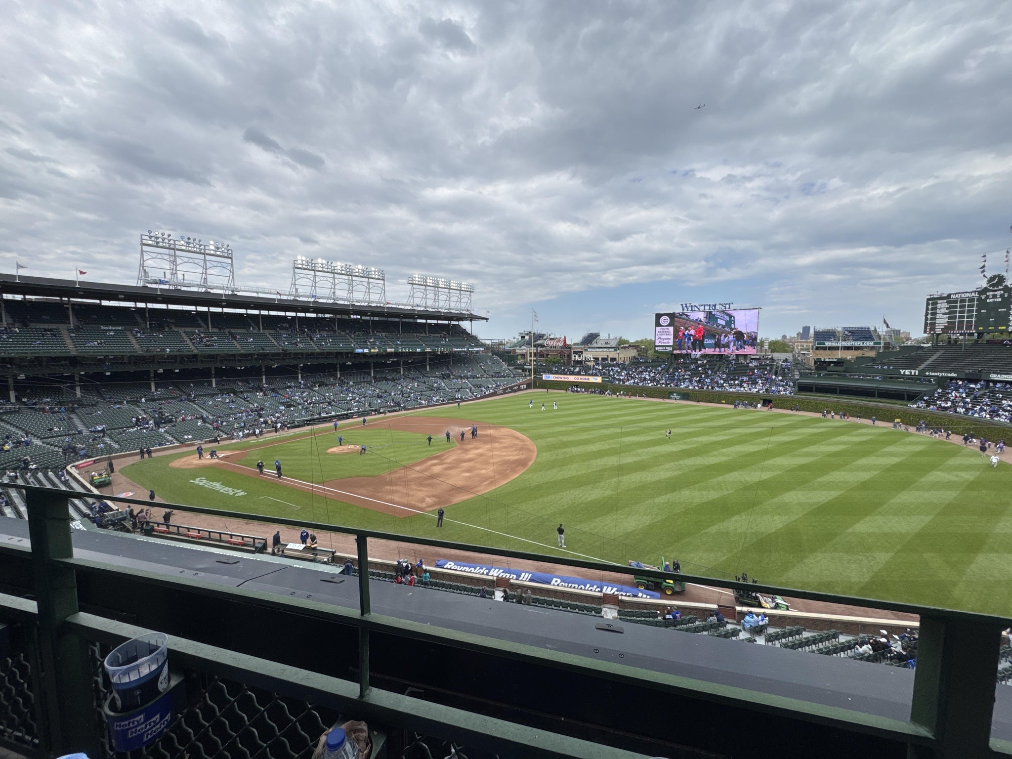 Real Fan View taken from 328 Right at Wrigley Field by Tyson C