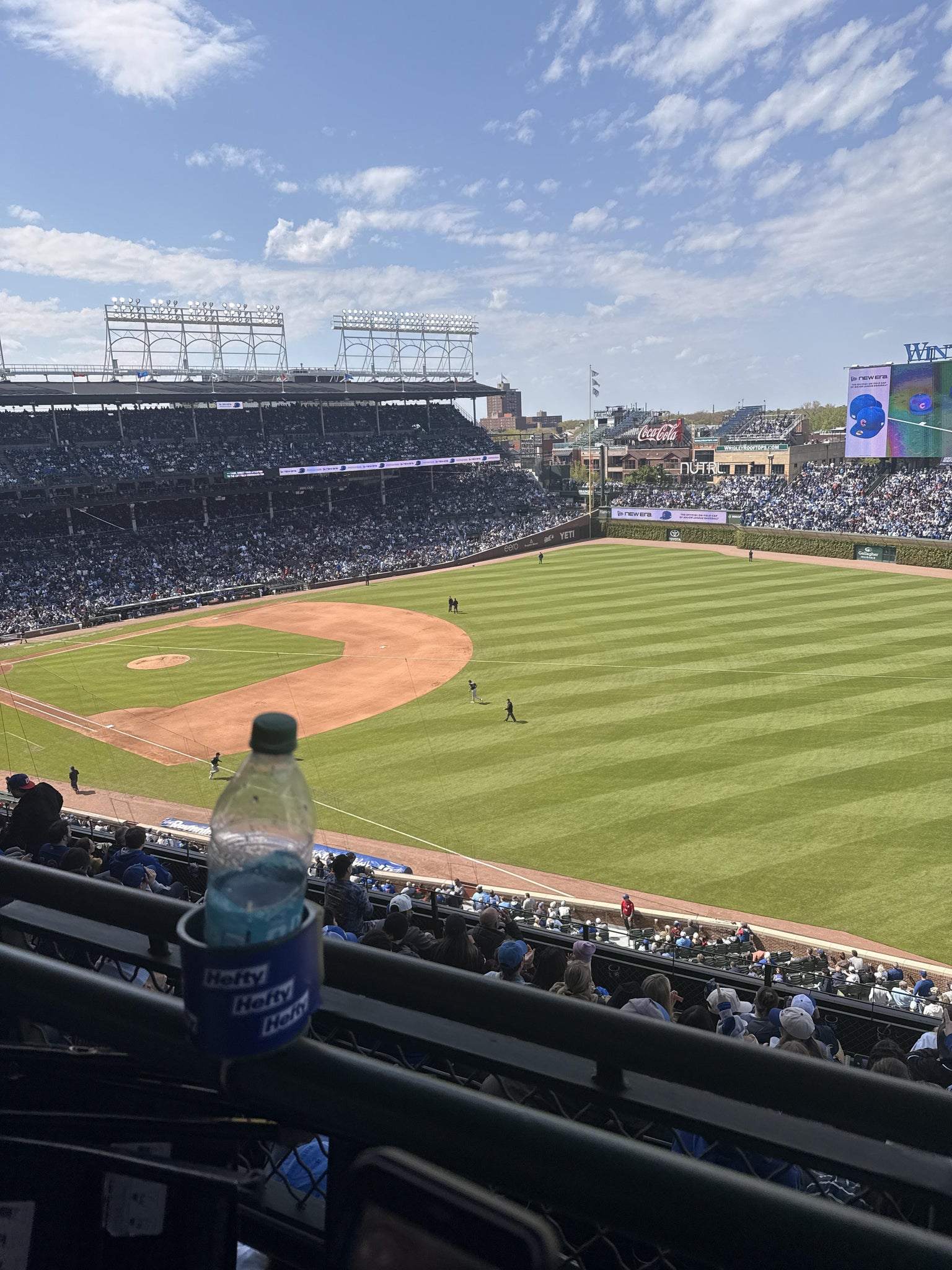 Real Fan View taken from 330 Right at Wrigley Field by Zain B