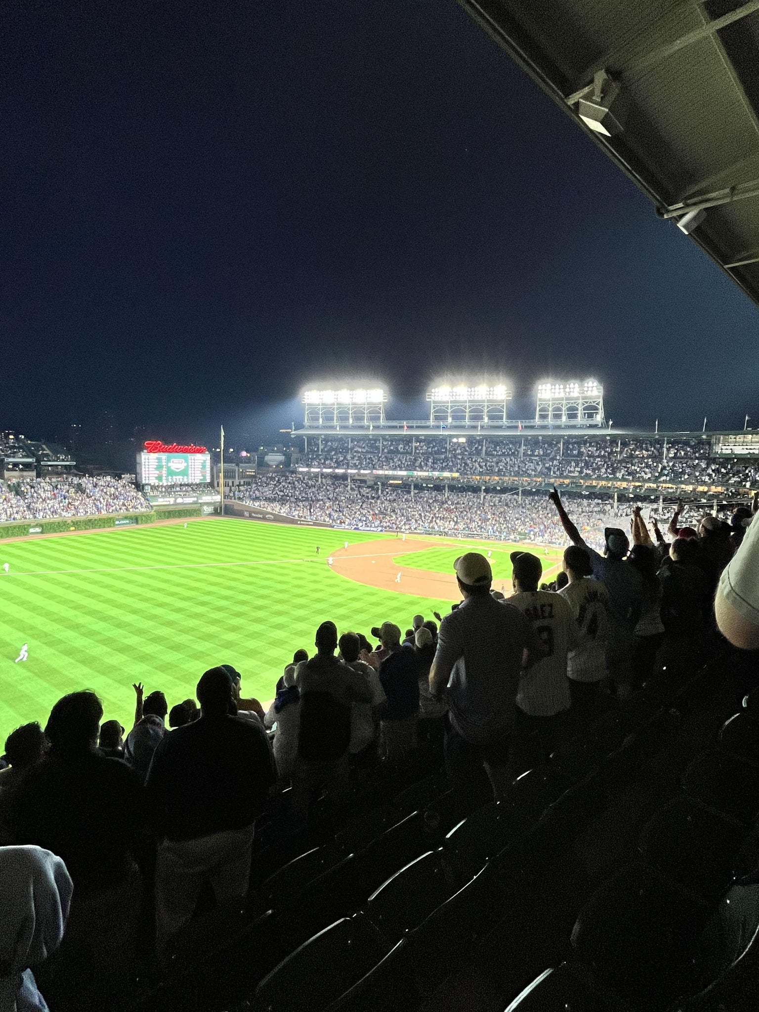 Real Fan View taken from 403 Left at Wrigley Field by Nelia T