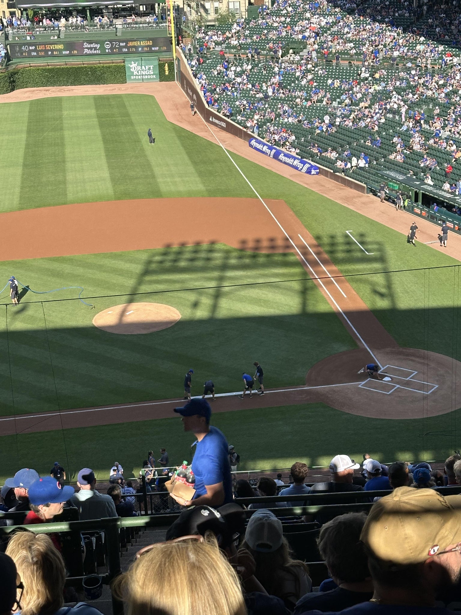 Real Fan View taken from 412 Left at Wrigley Field by Coltson W