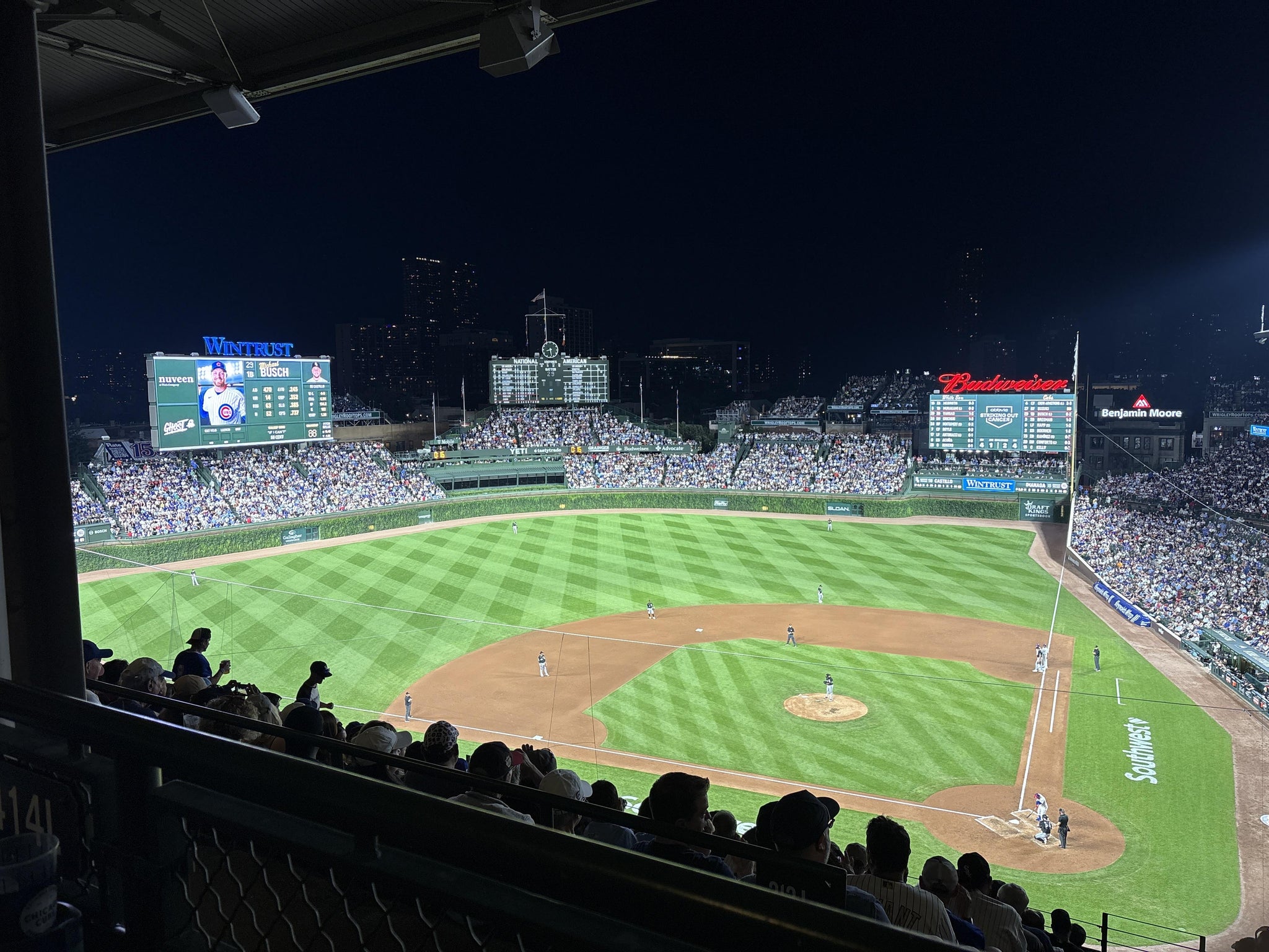 Real Fan View taken from 414 Left at Wrigley Field by Alexis joy T
