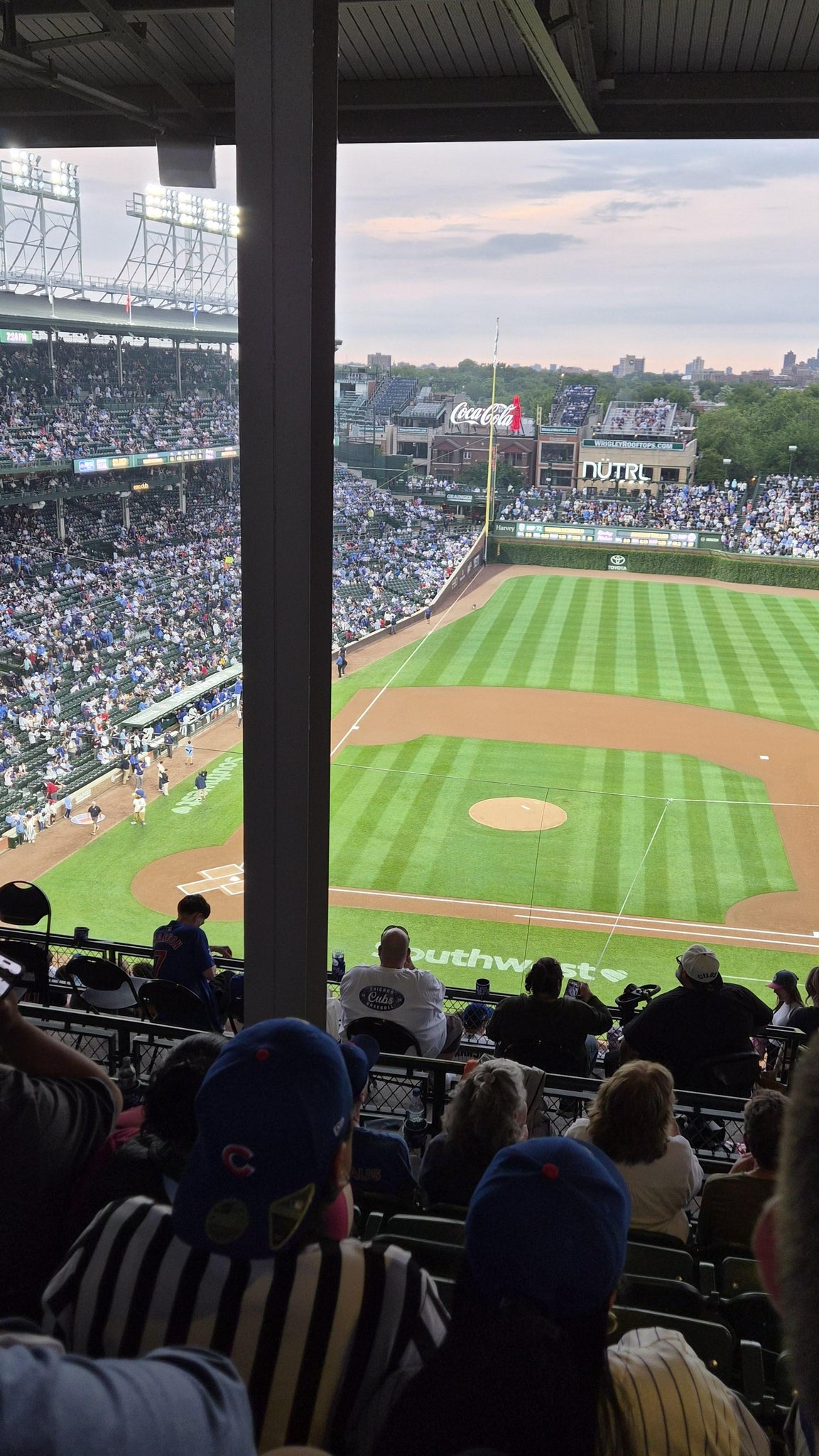 Real Fan View taken from 423 Right at Wrigley Field by Ryan K