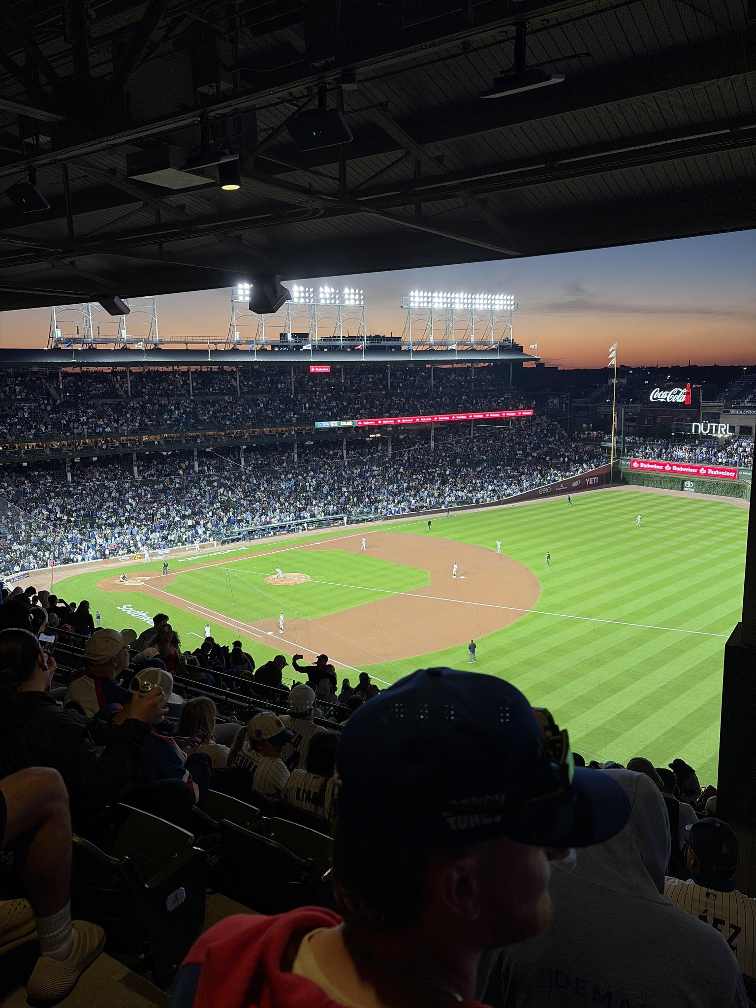 Real Fan View taken from 430 Right at Wrigley Field by Ana A