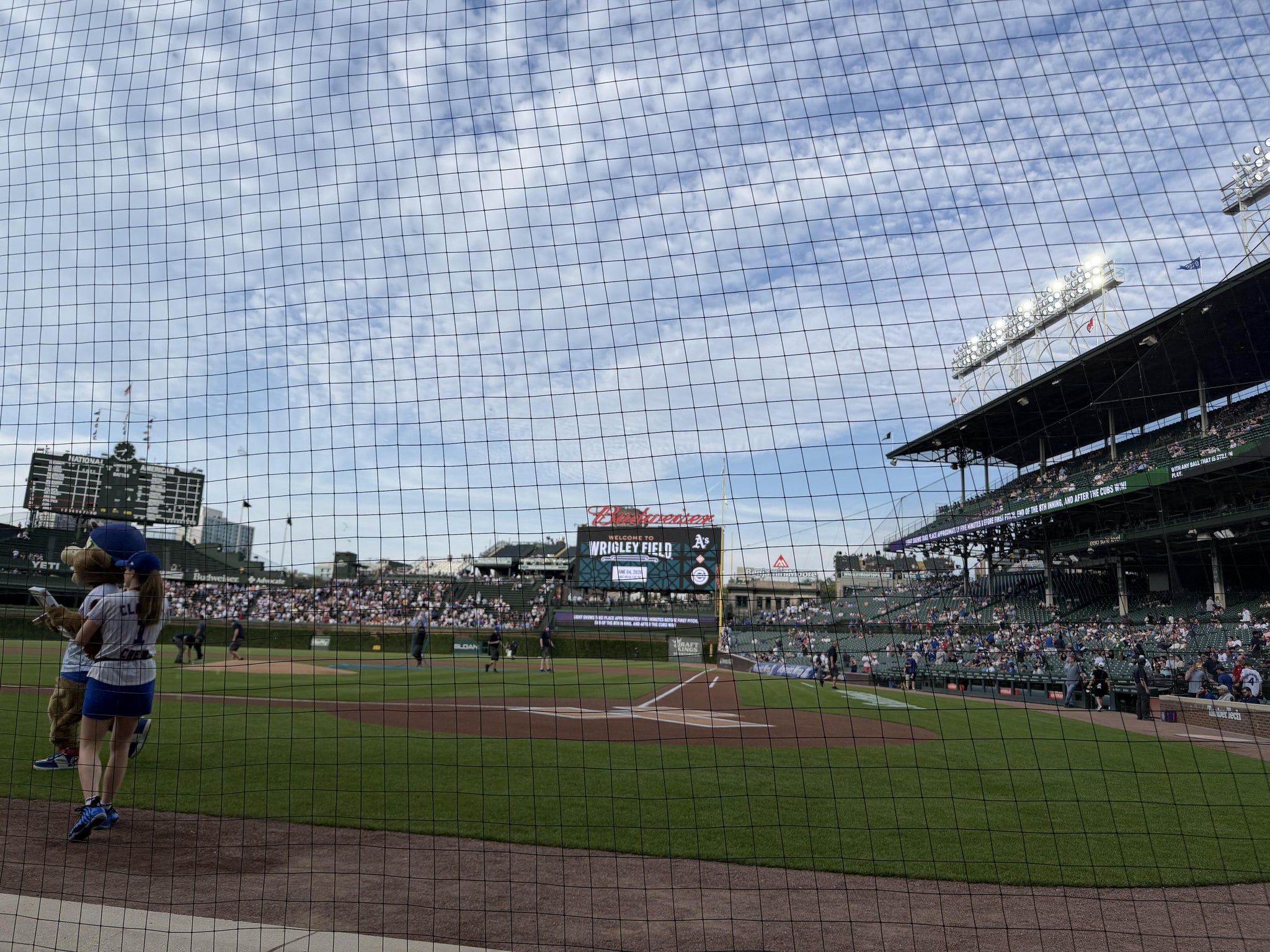 Real Fan View taken from Section A 15 at Wrigley Field by Jonathan A
