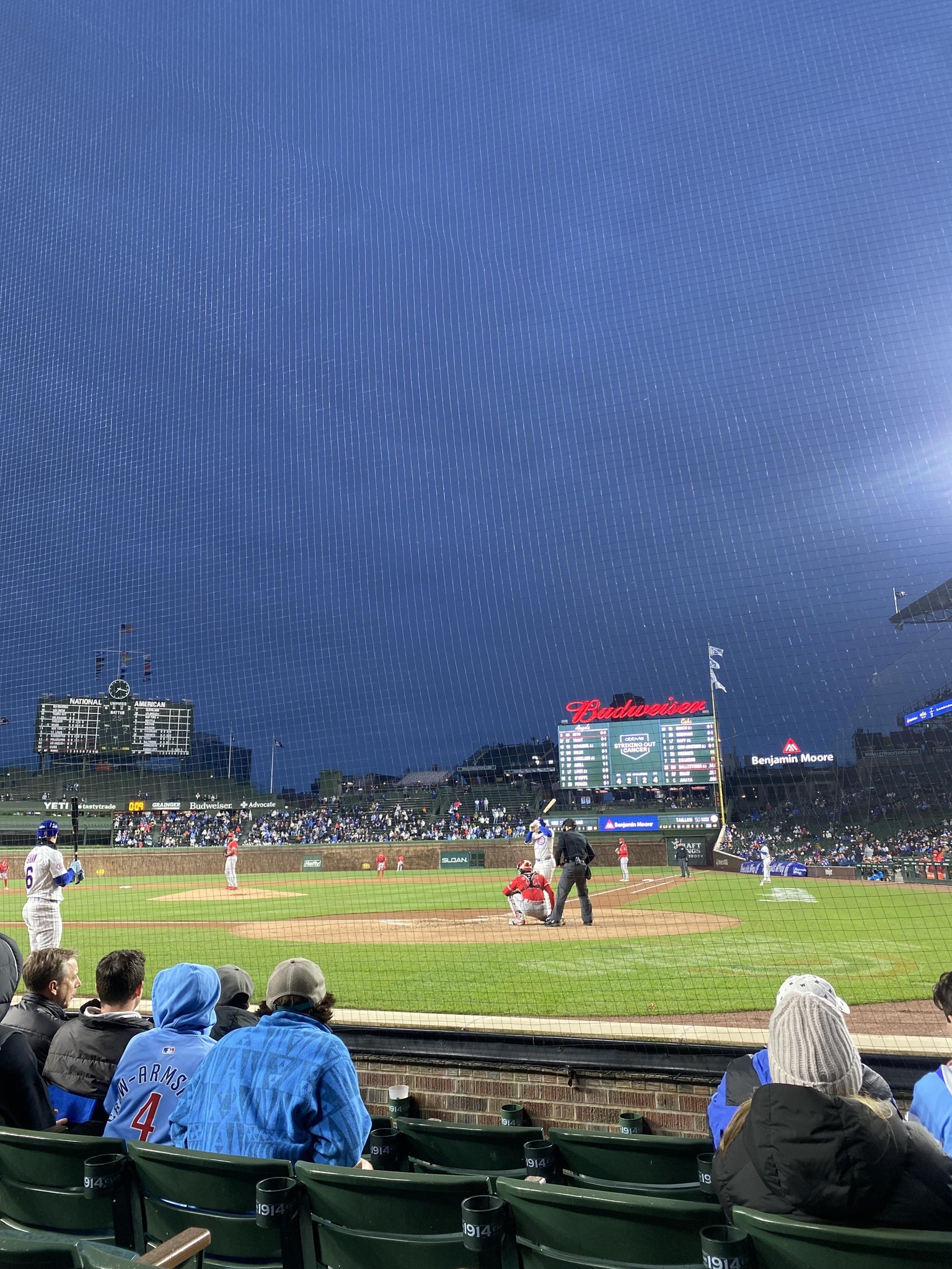 Real Fan View taken from Section A 16 at Wrigley Field by Anonymous User