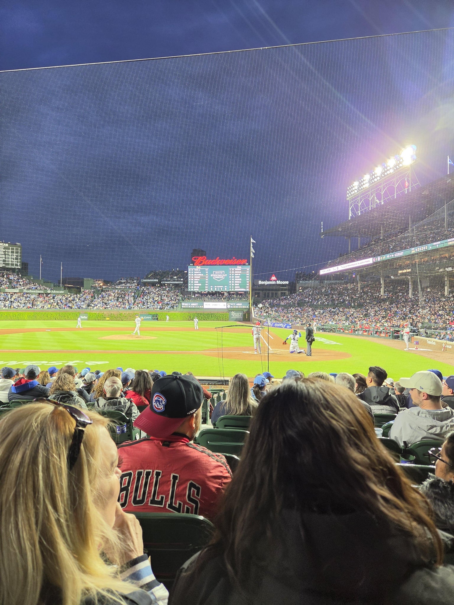 Real Fan View taken from Club Box Home Plate 15 at Wrigley Field by Janice M