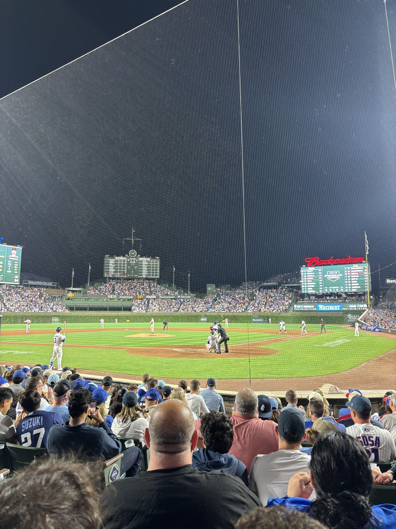Real Fan View taken from Club Box Home Plate 18 at Wrigley Field by Elijah H