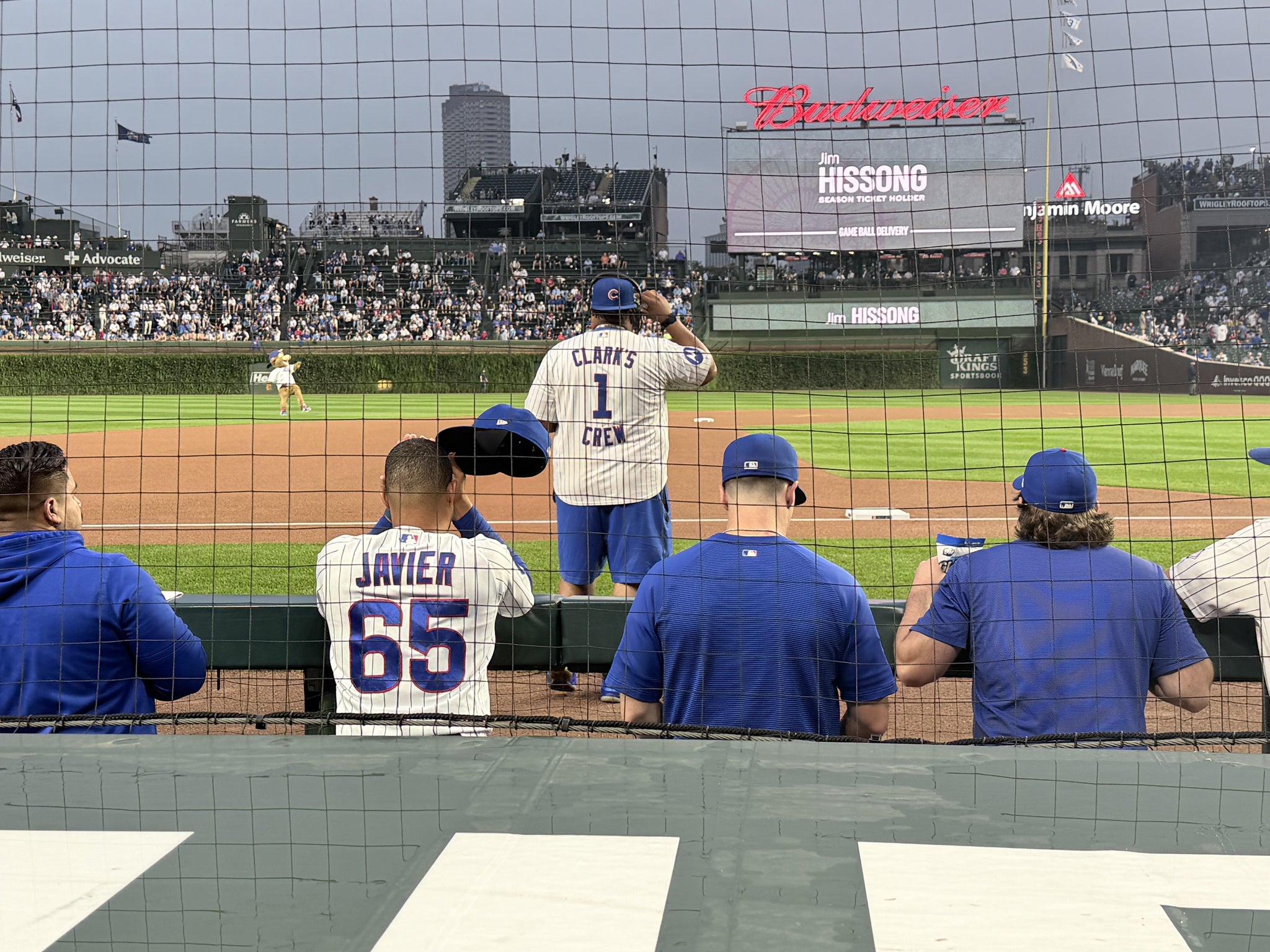 Real Fan View taken from Club Box Infield 11 at Wrigley Field by Anonymous User