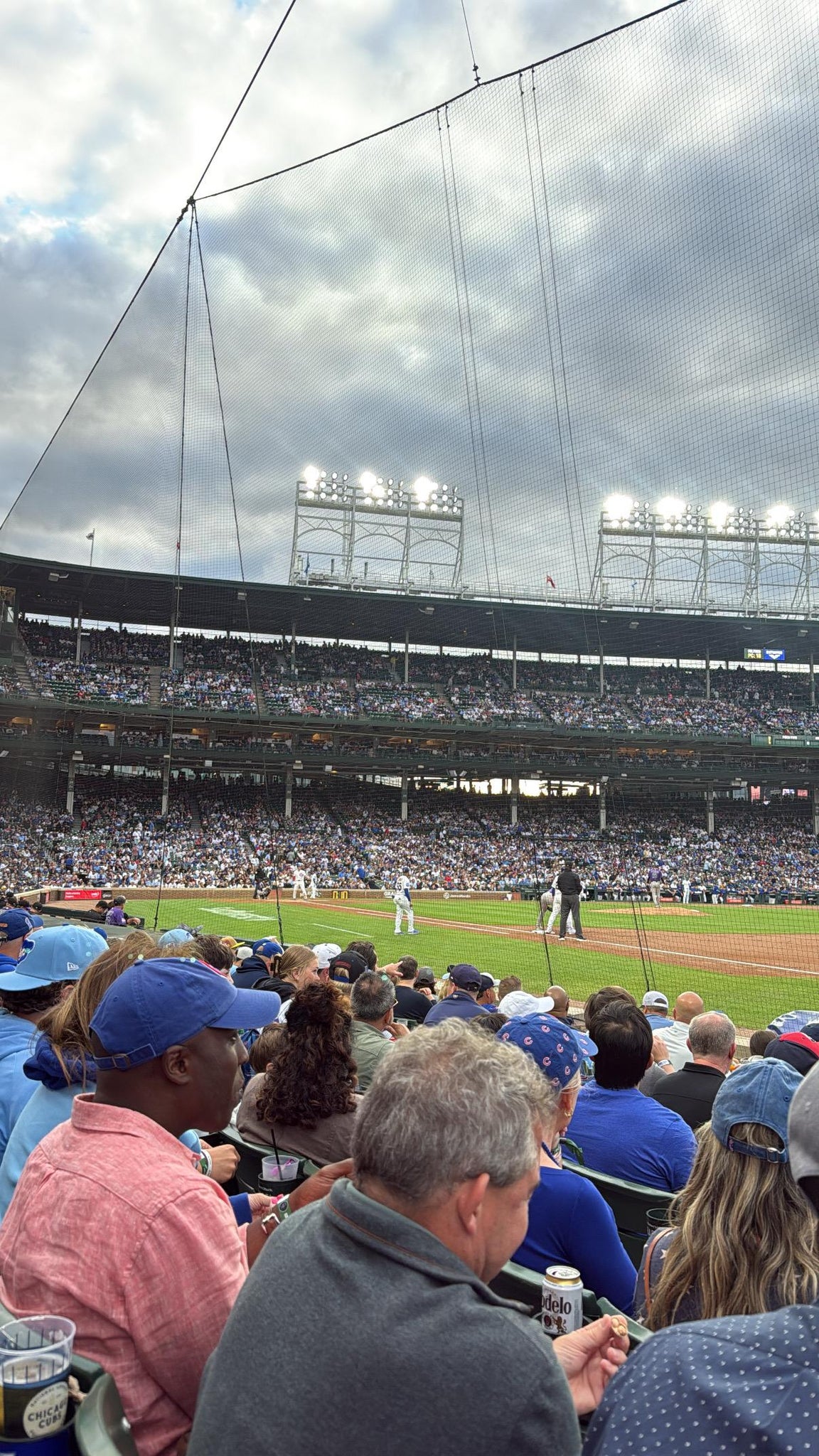 Real Fan View taken from Club Box Outfield 28 at Wrigley Field by Bianca G