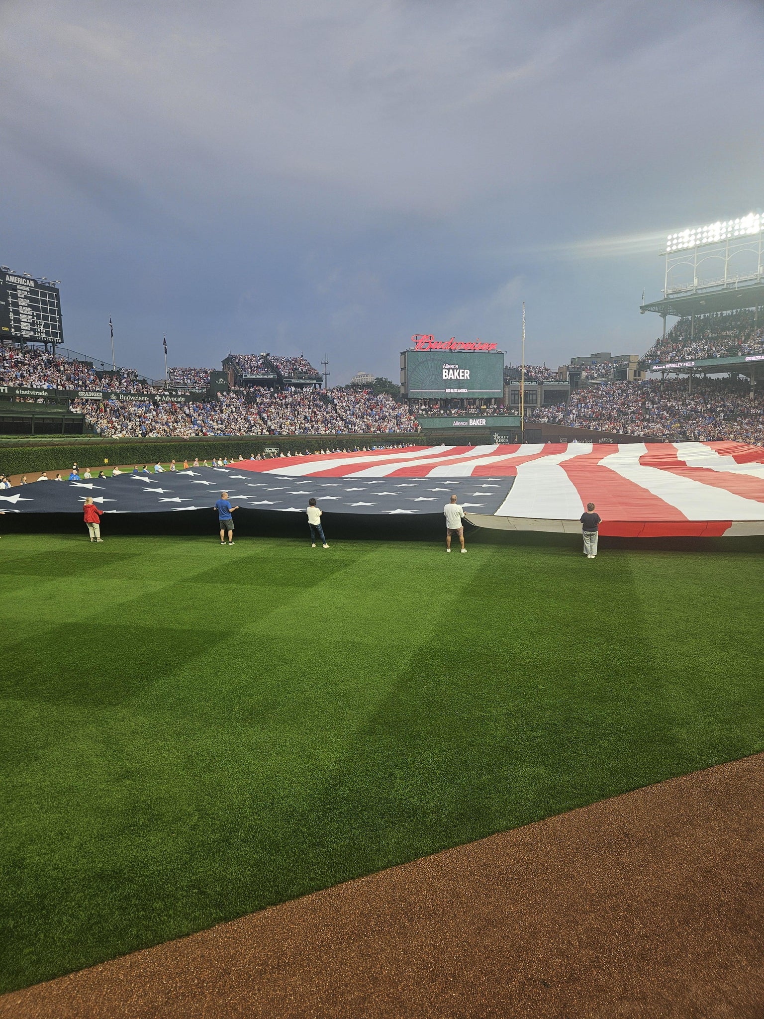 Real Fan View taken from Club Box Outfield 3 at Wrigley Field by Adrian I