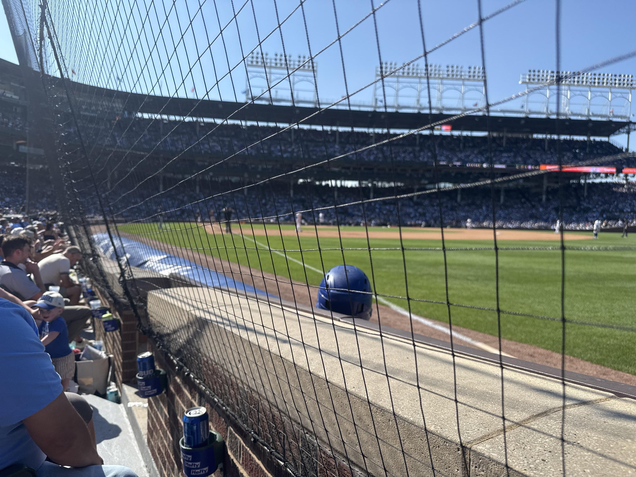 Real Fan View taken from Club Box Outfield 31 at Wrigley Field by Jerry P