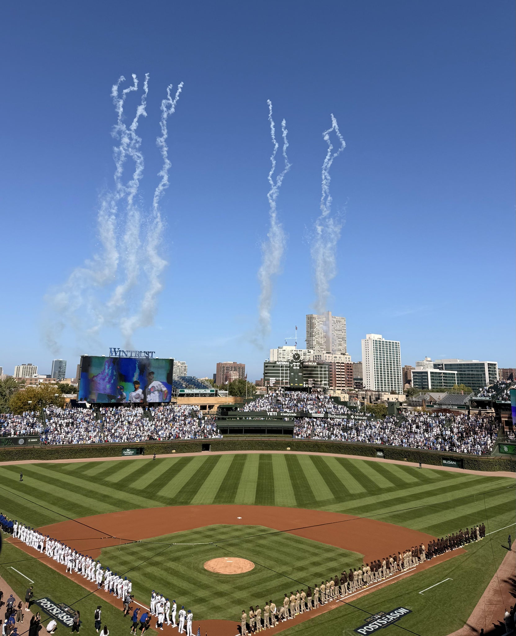 Real Fan View taken from James Hardie Catalina Club 318 Right at Wrigley Field by Sara K