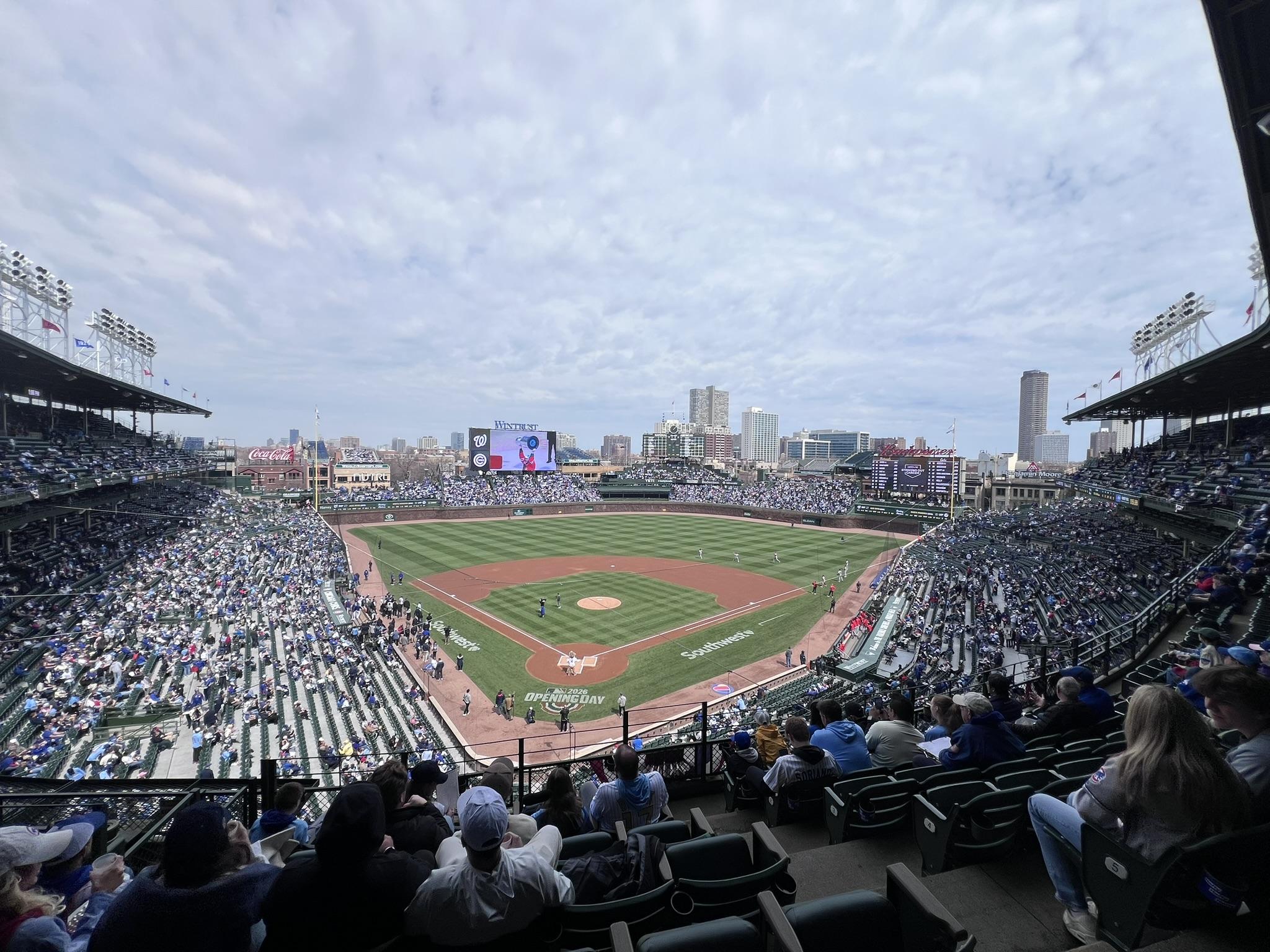 Real Fan View taken from James Hardie Catalina Club 318 Right at Wrigley Field by Geoff H