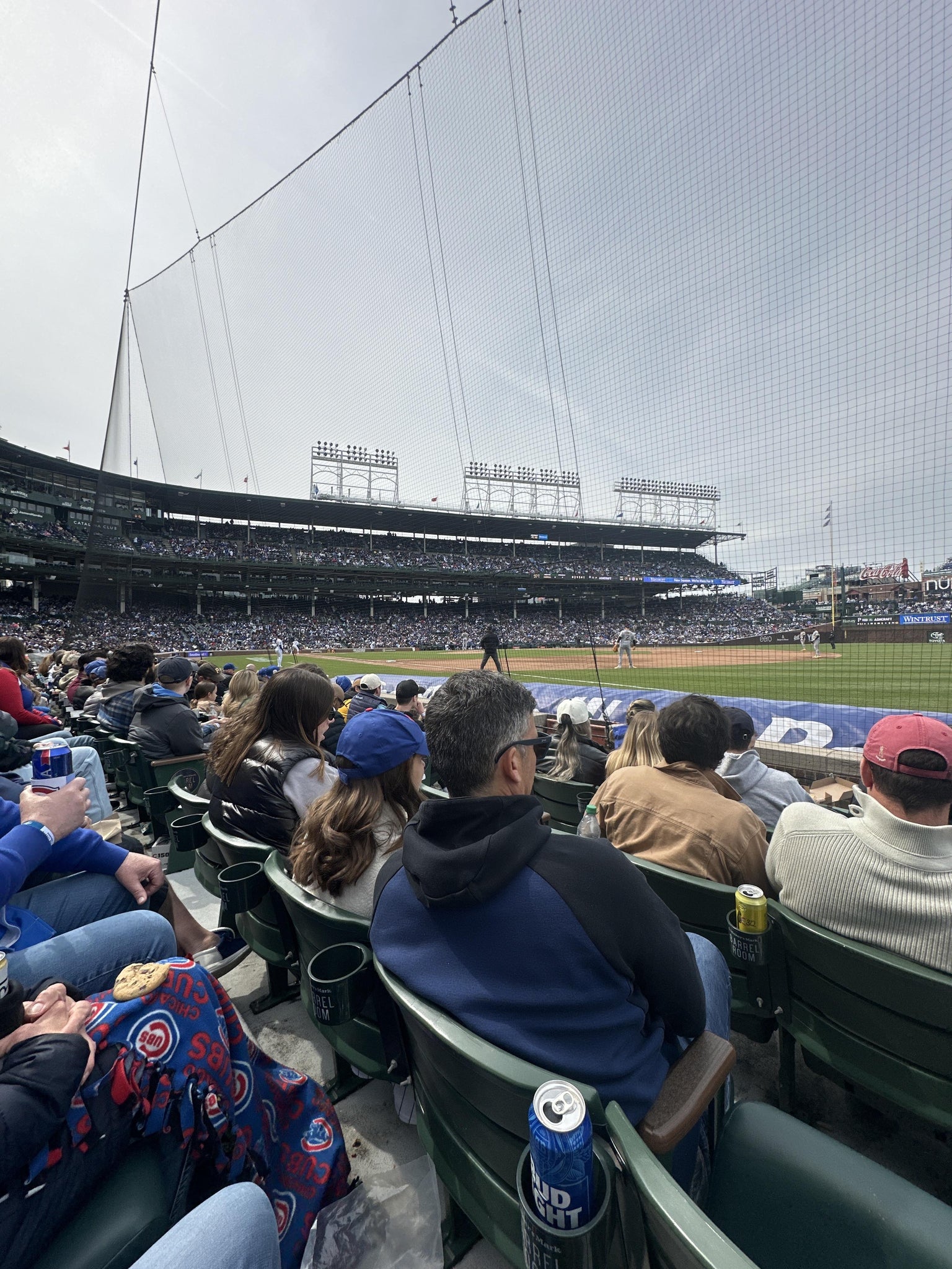 Real Fan View taken from Makers Mark Barrel Room 29 at Wrigley Field by Amanda F