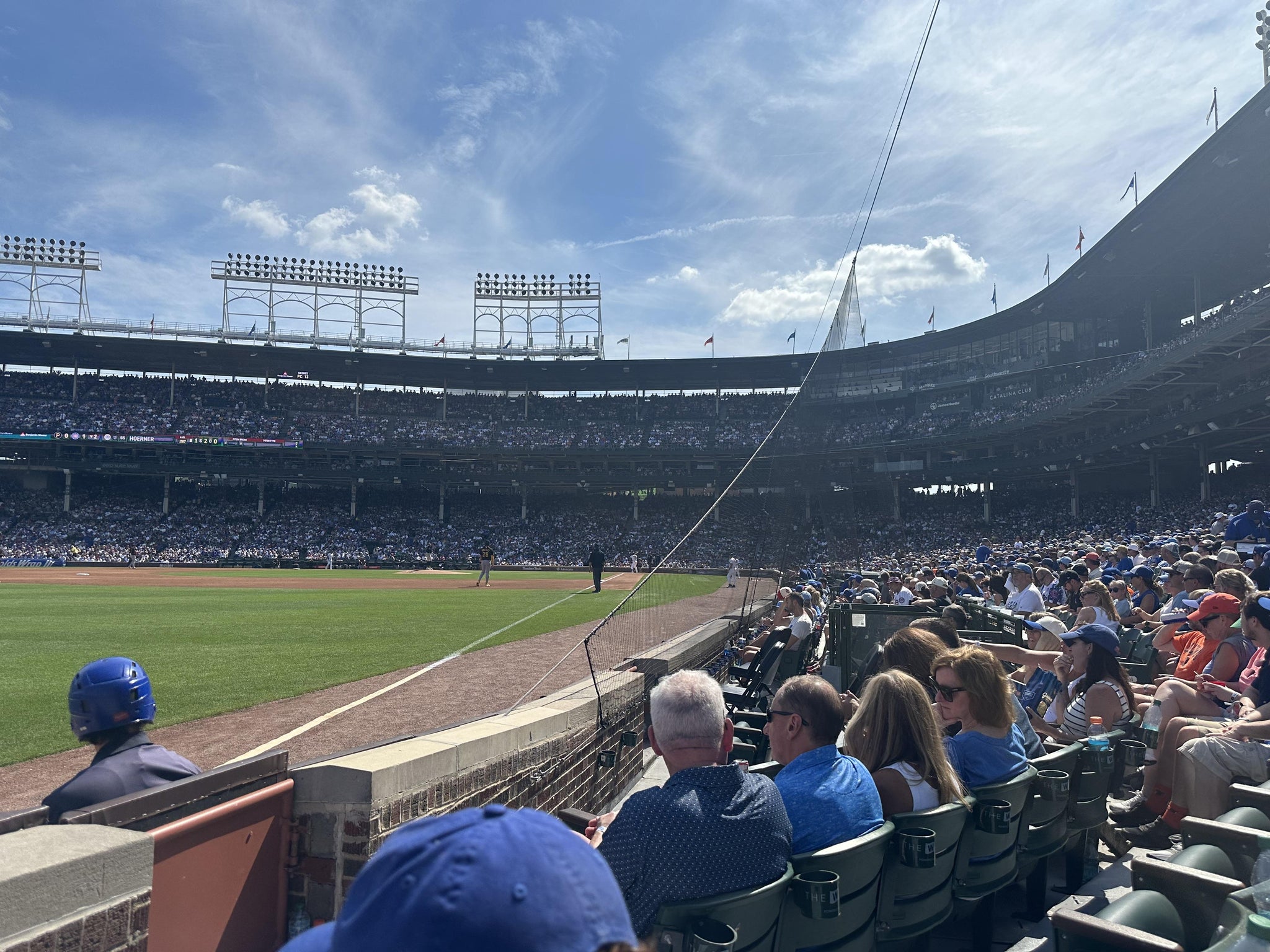 Real Fan View taken from The W Club 4 at Wrigley Field by Anonymous User
