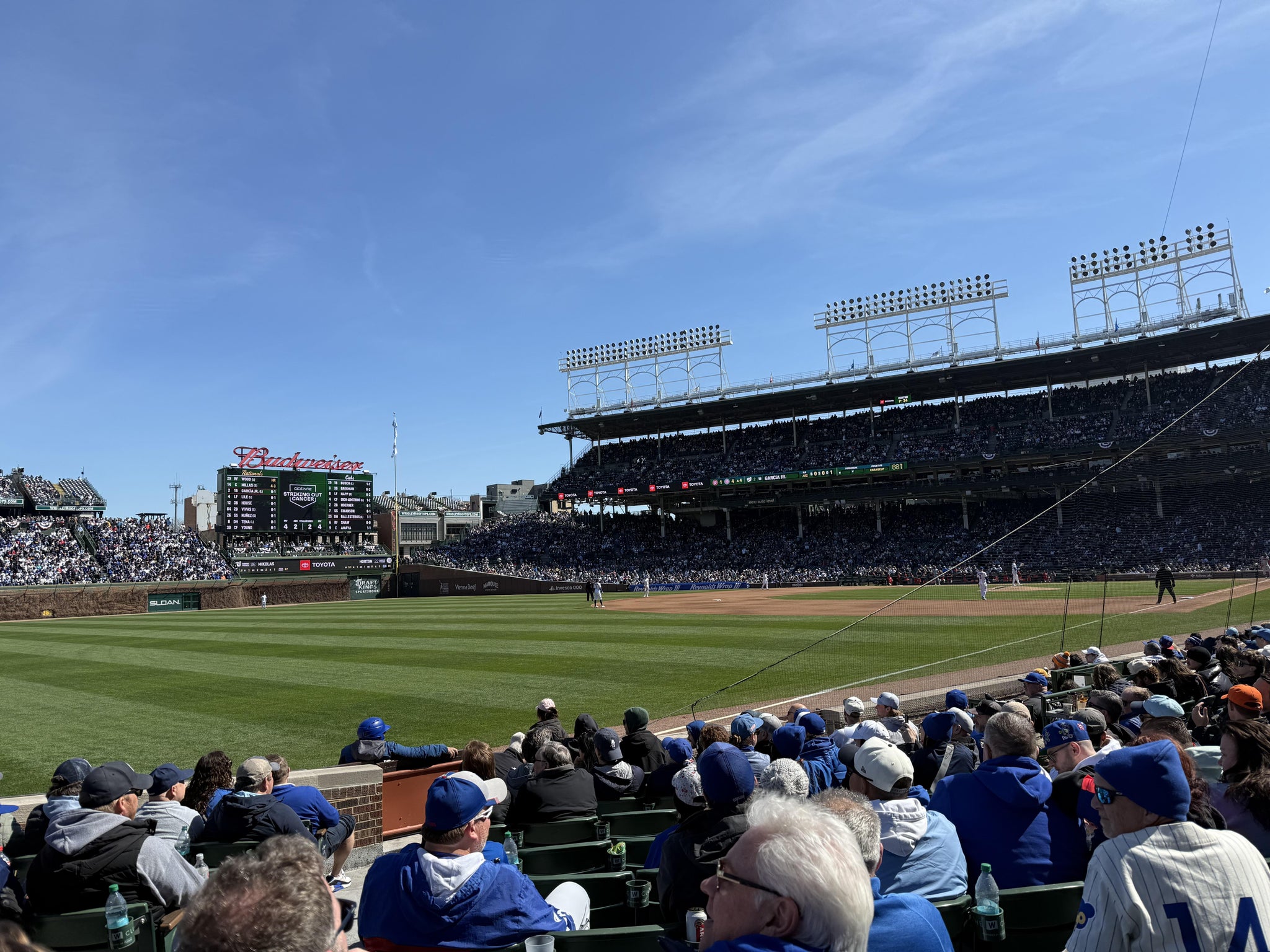 Real Fan View taken from The W Club 5 at Wrigley Field by Bill S