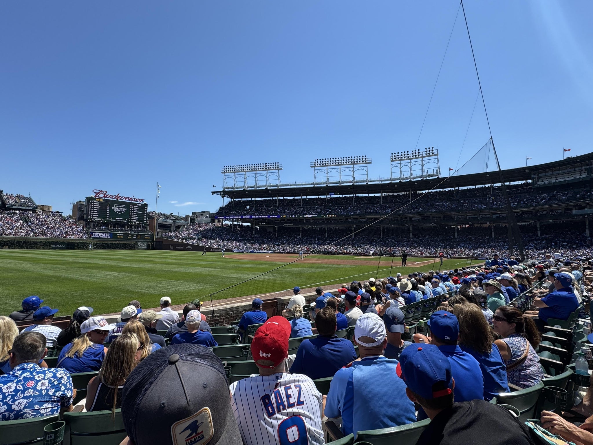 Real Fan View taken from The W Club 5 at Wrigley Field by Nick P