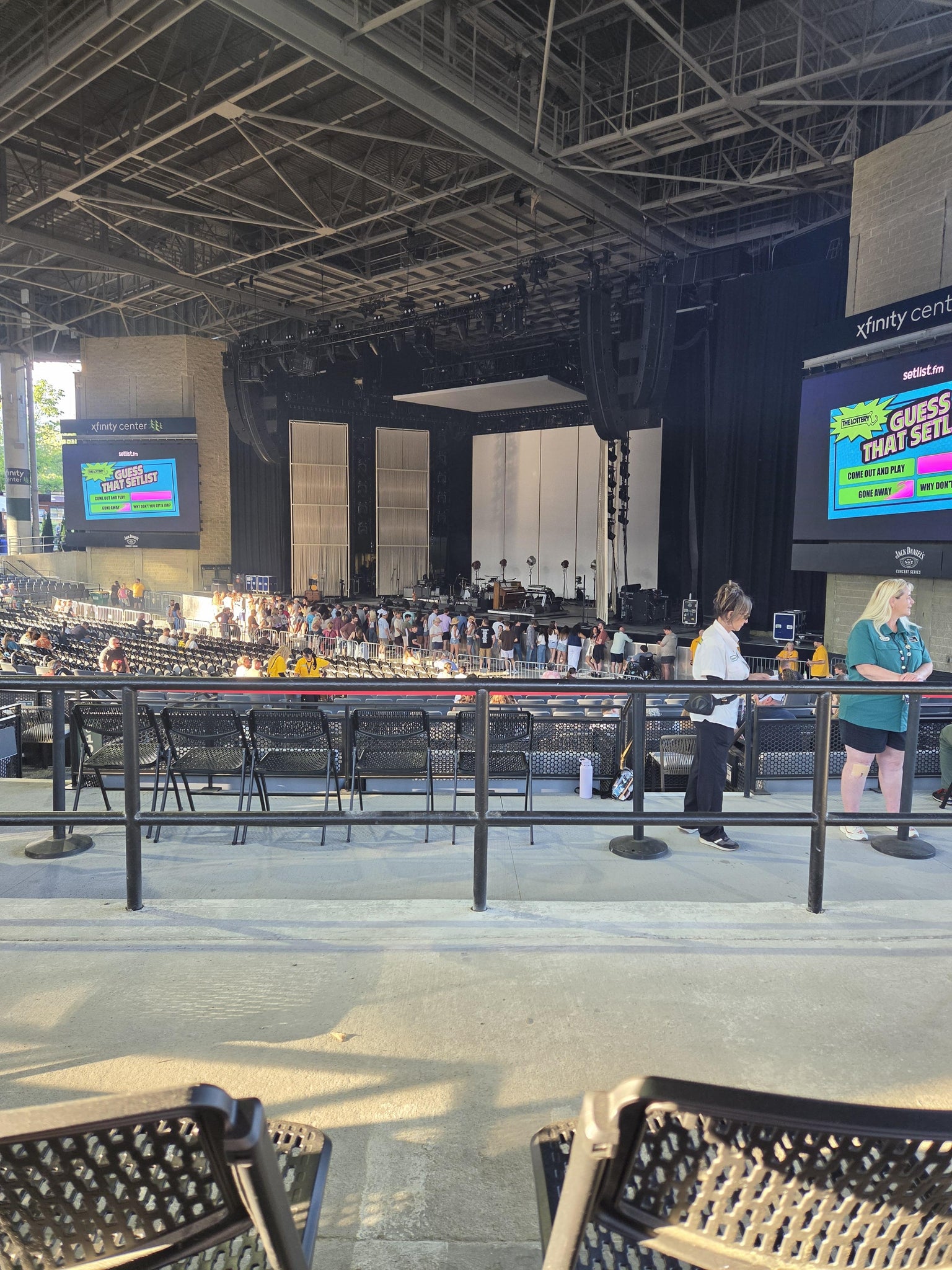 Real Fan View taken from Section 201 at Xfinity Center - MA by Anonymous User