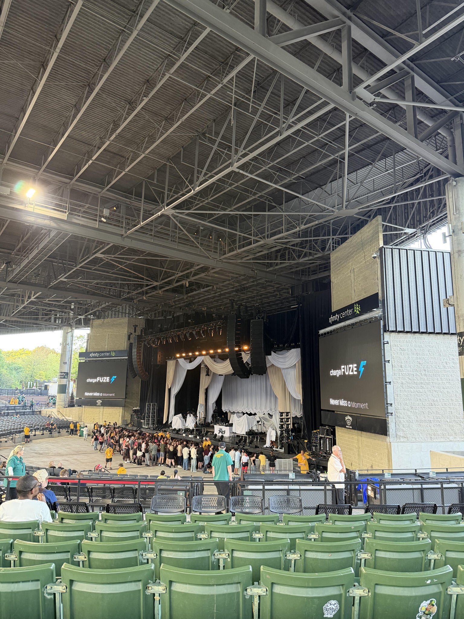 Real Fan View taken from Section 201 at Xfinity Center - MA by Sullivan F