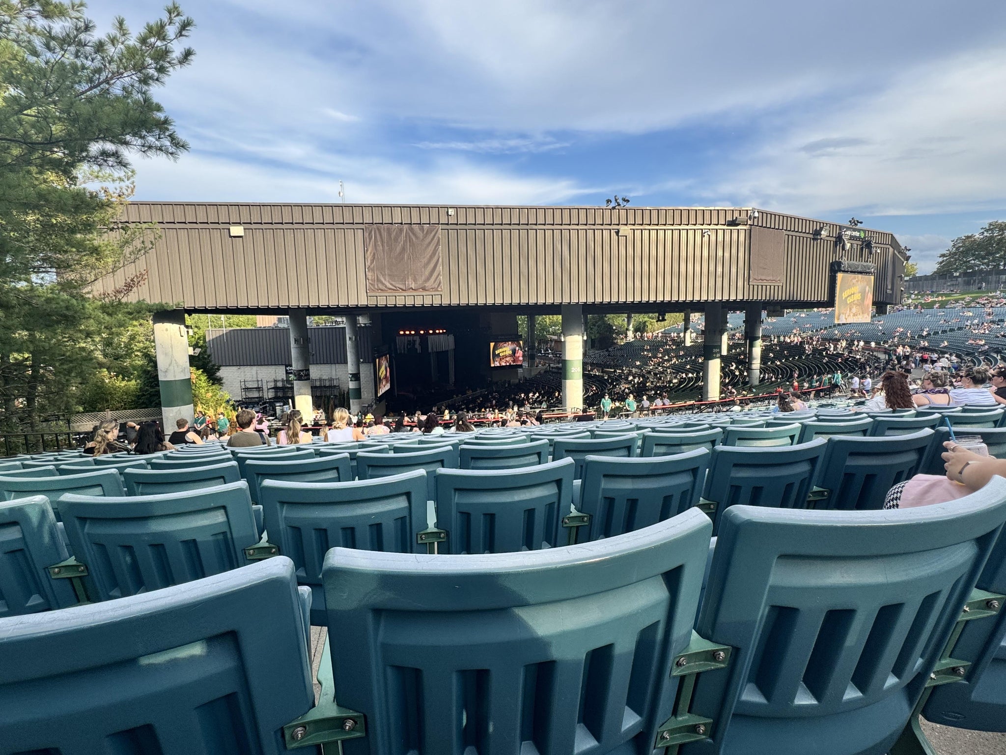 Real Fan View taken from Section 307 at Xfinity Center - MA by Anonymous User