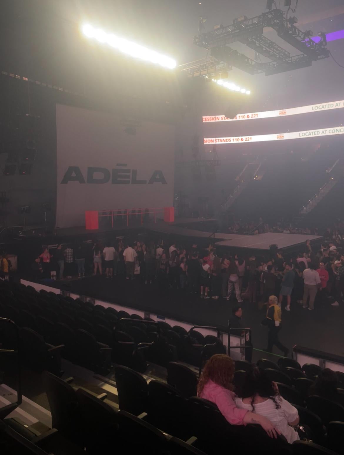 Real Fan View taken from Section 101 at Xfinity Mobile Arena by Mykala F