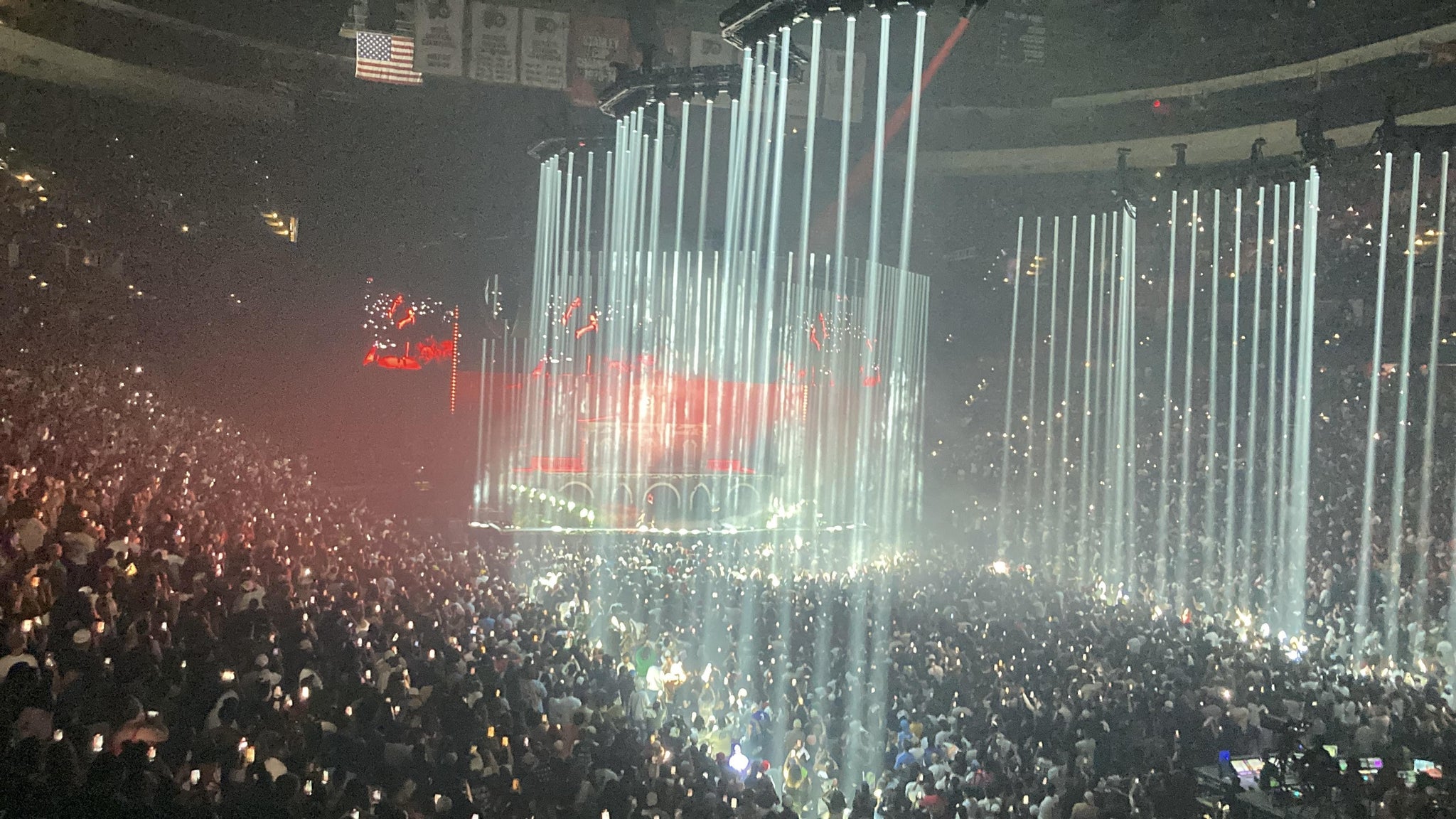 Real Fan View taken from Section 105 at Xfinity Mobile Arena by Ethan P