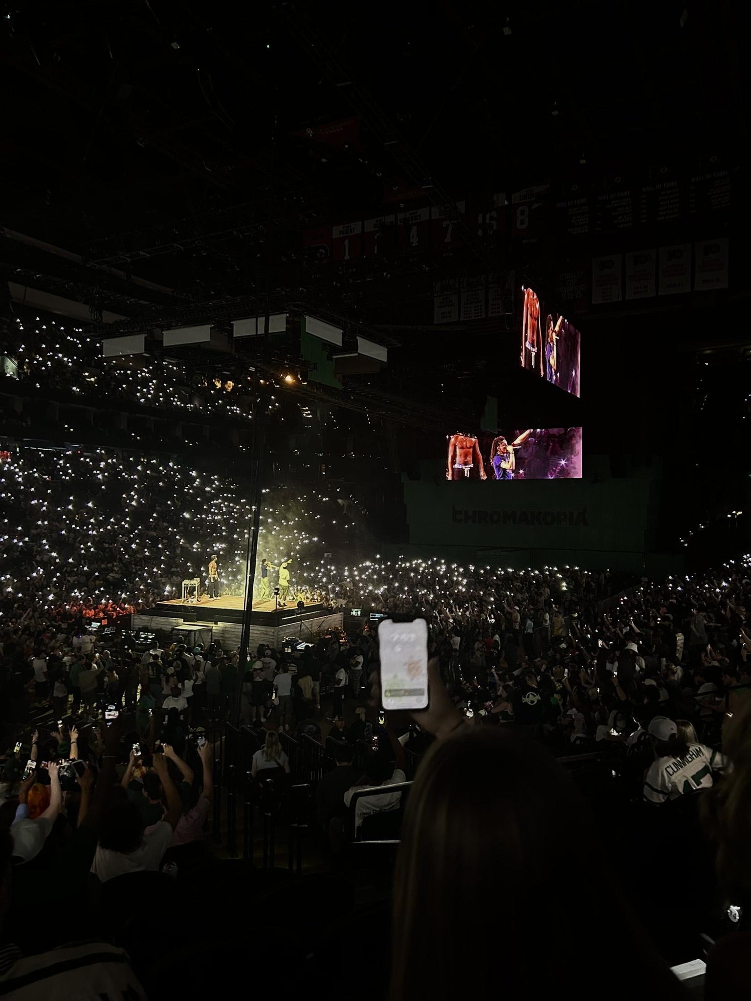 Real Fan View taken from Section 109 at Xfinity Mobile Arena by Abigail C